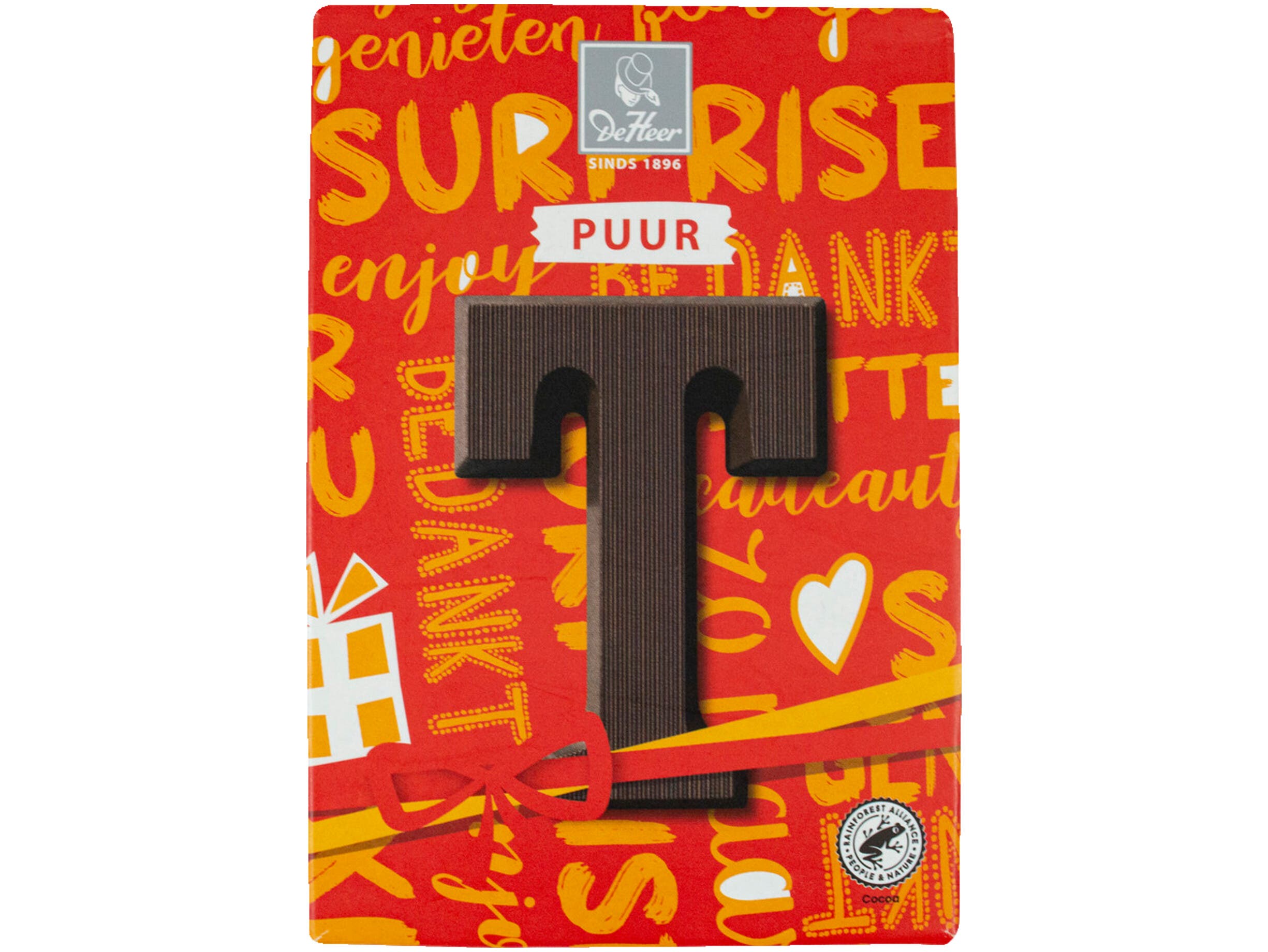 Chocoladeletter puur