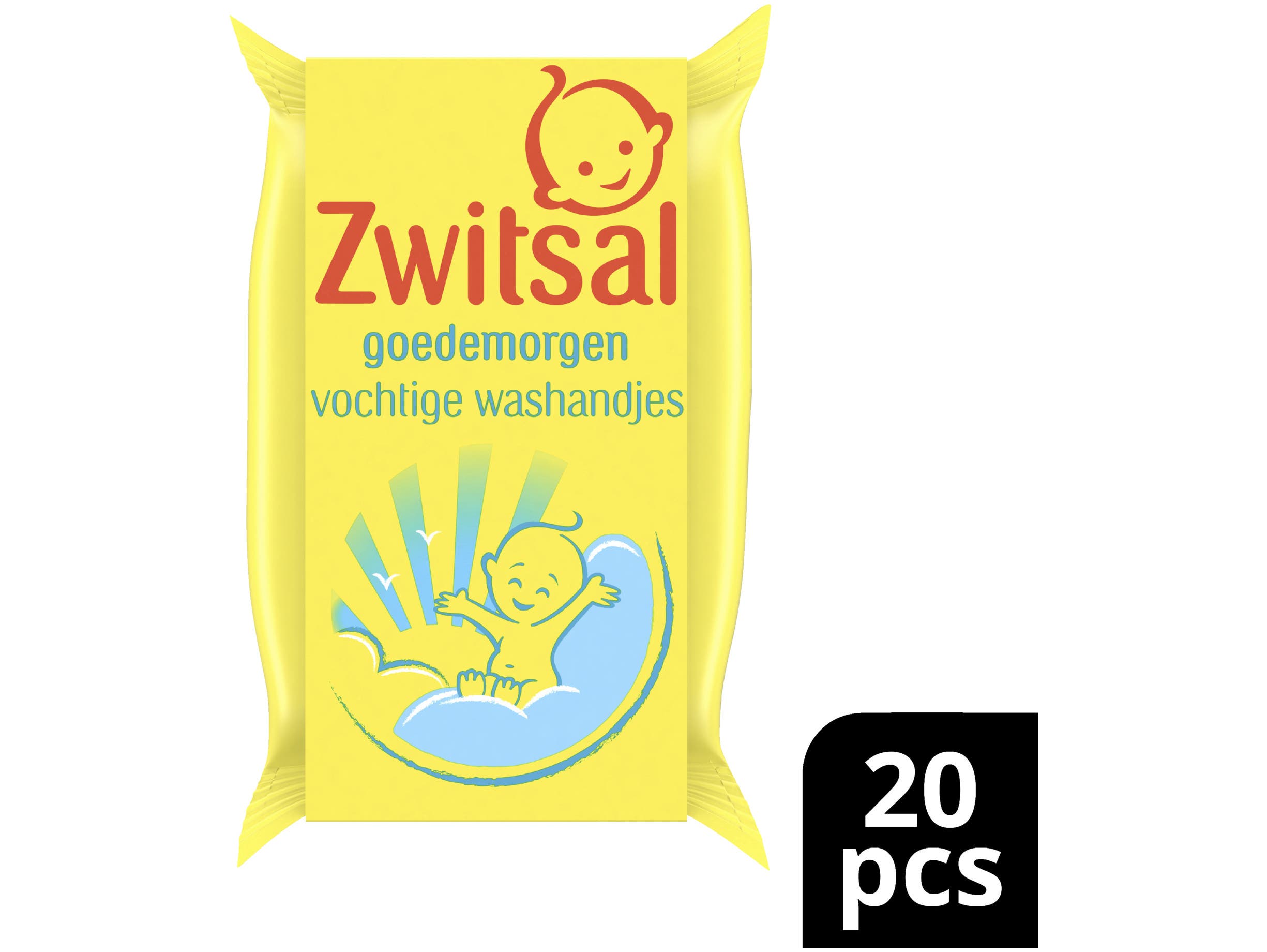 Baby goedemorgen vochtige washandjes