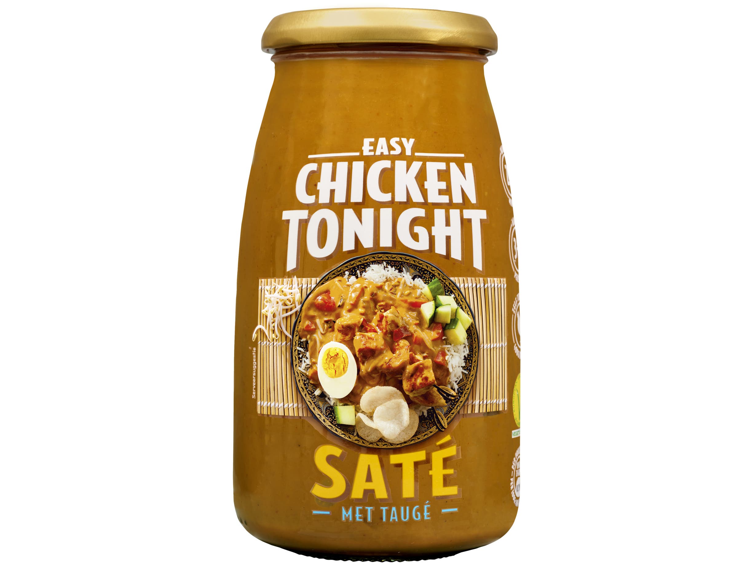 Roerbaksaus chicken tonight saté