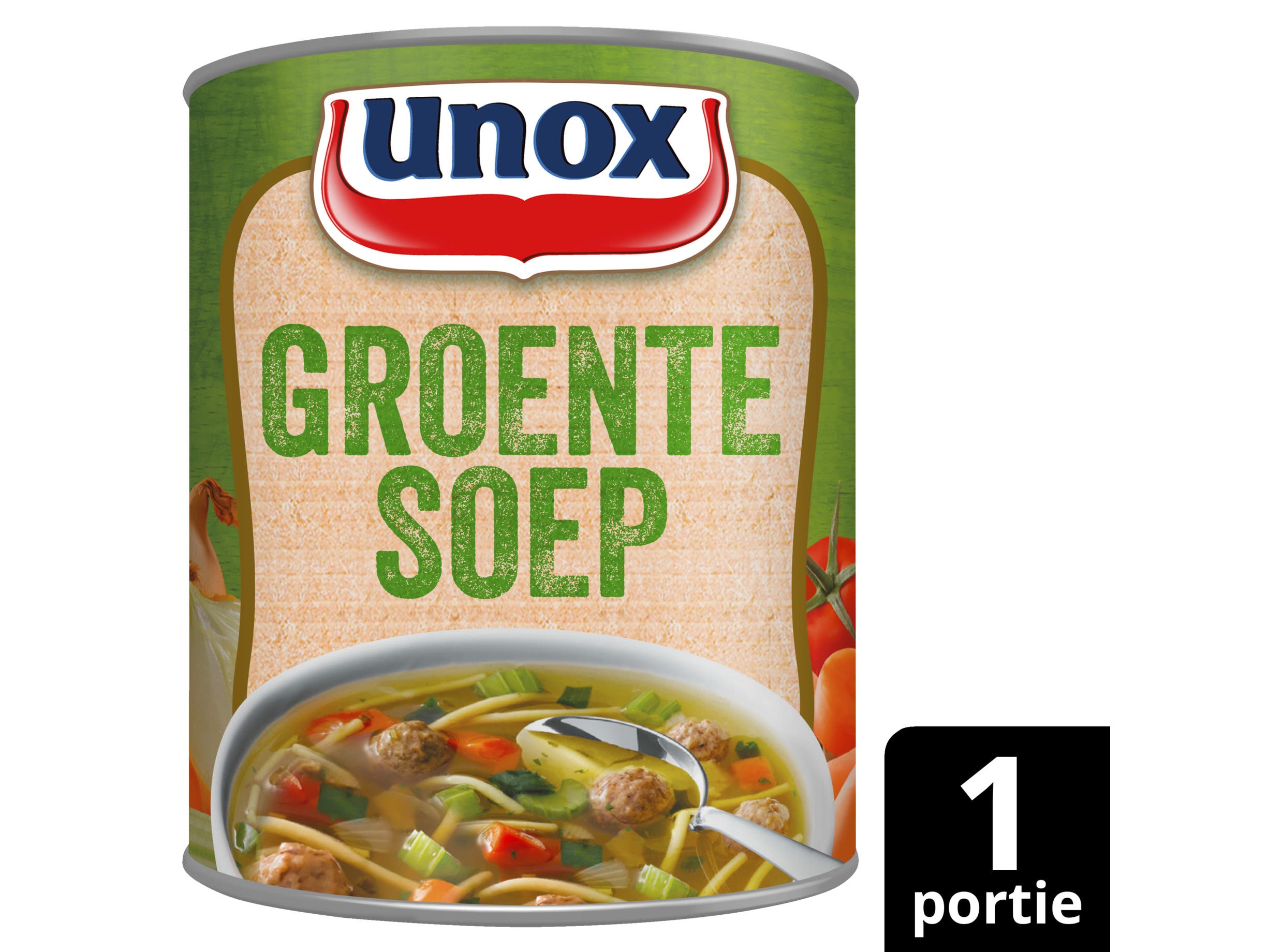 Soep in blik originele groentesoep