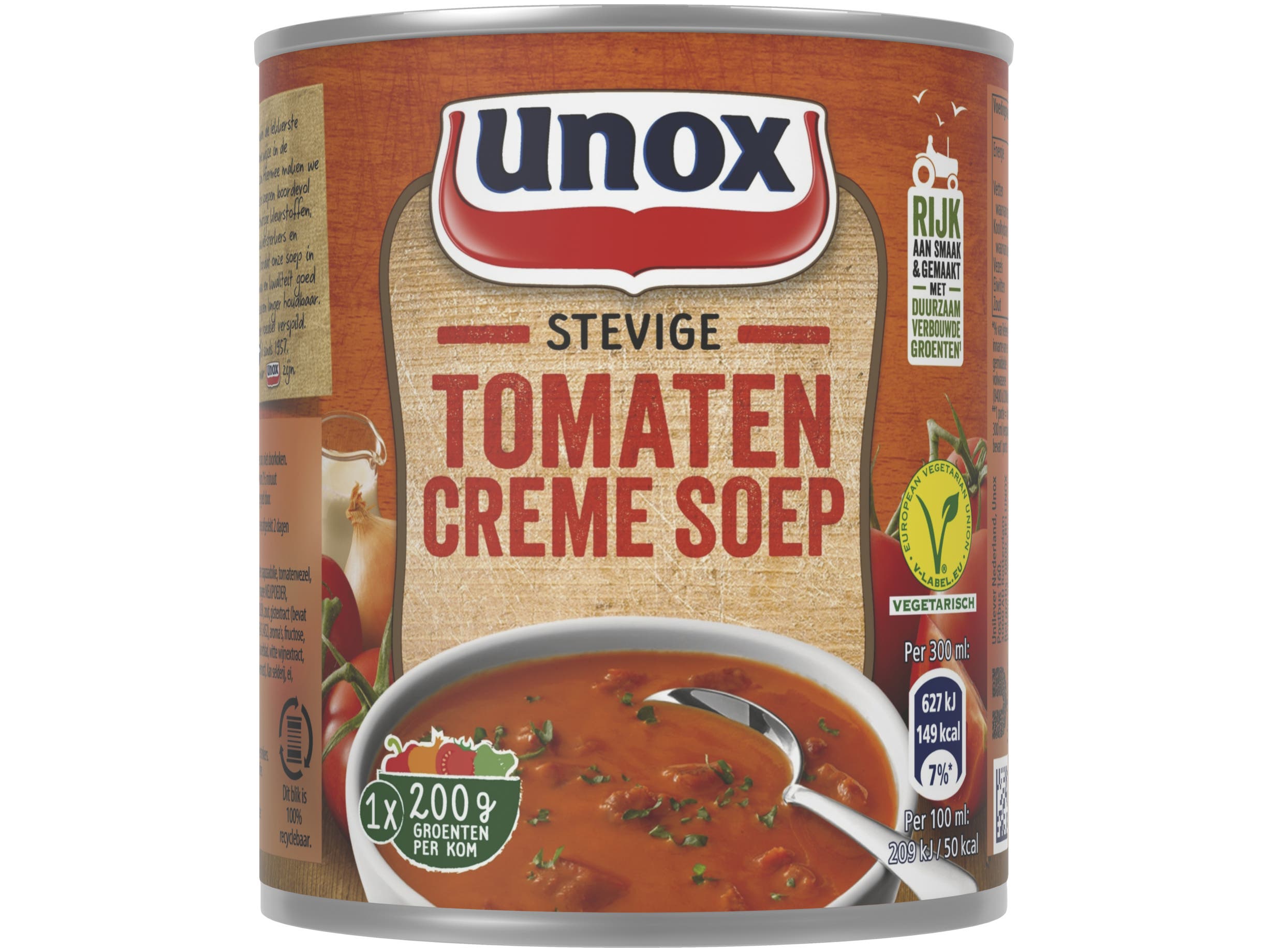 Soep in blik stevige tomaten crèmesoep