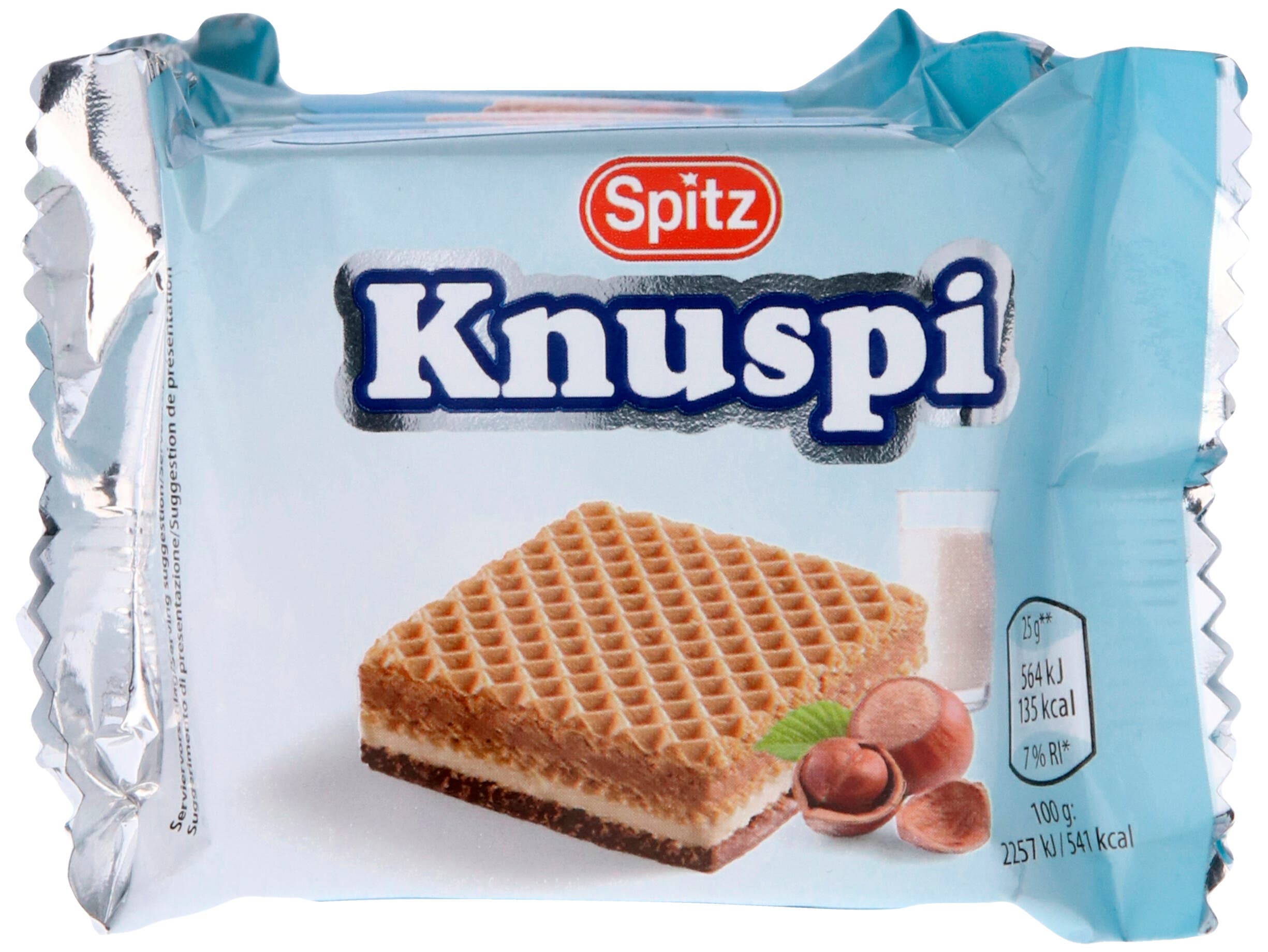 Knuspi hazelnoot melkwafeltje