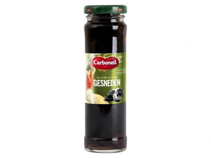 Zwarte gesneden olijven