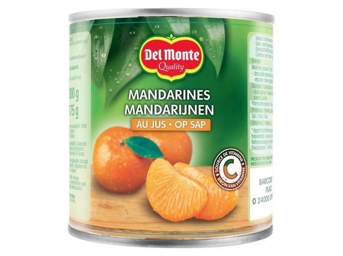 Mandarijnen op sap