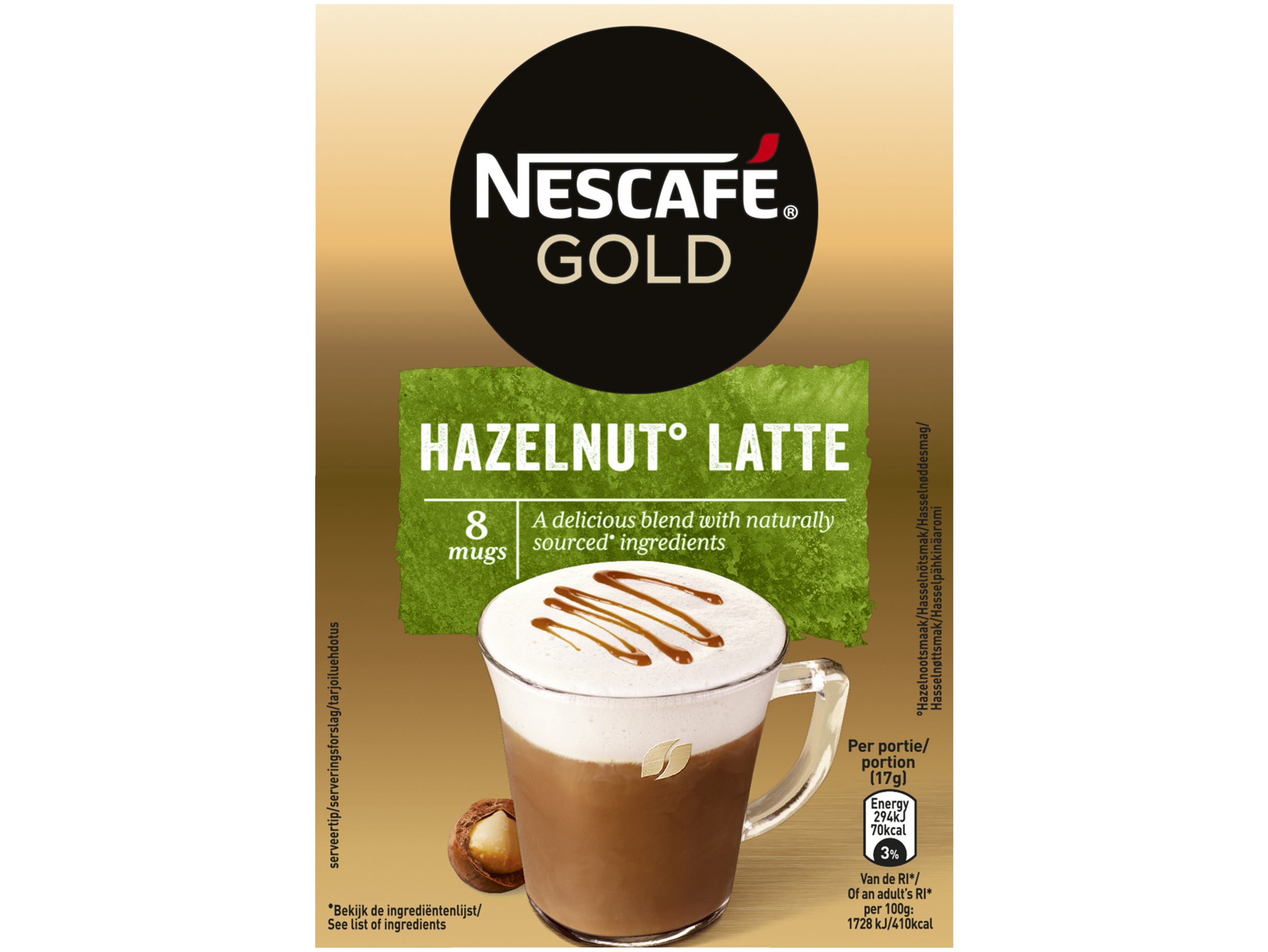 Latte hazelnoot