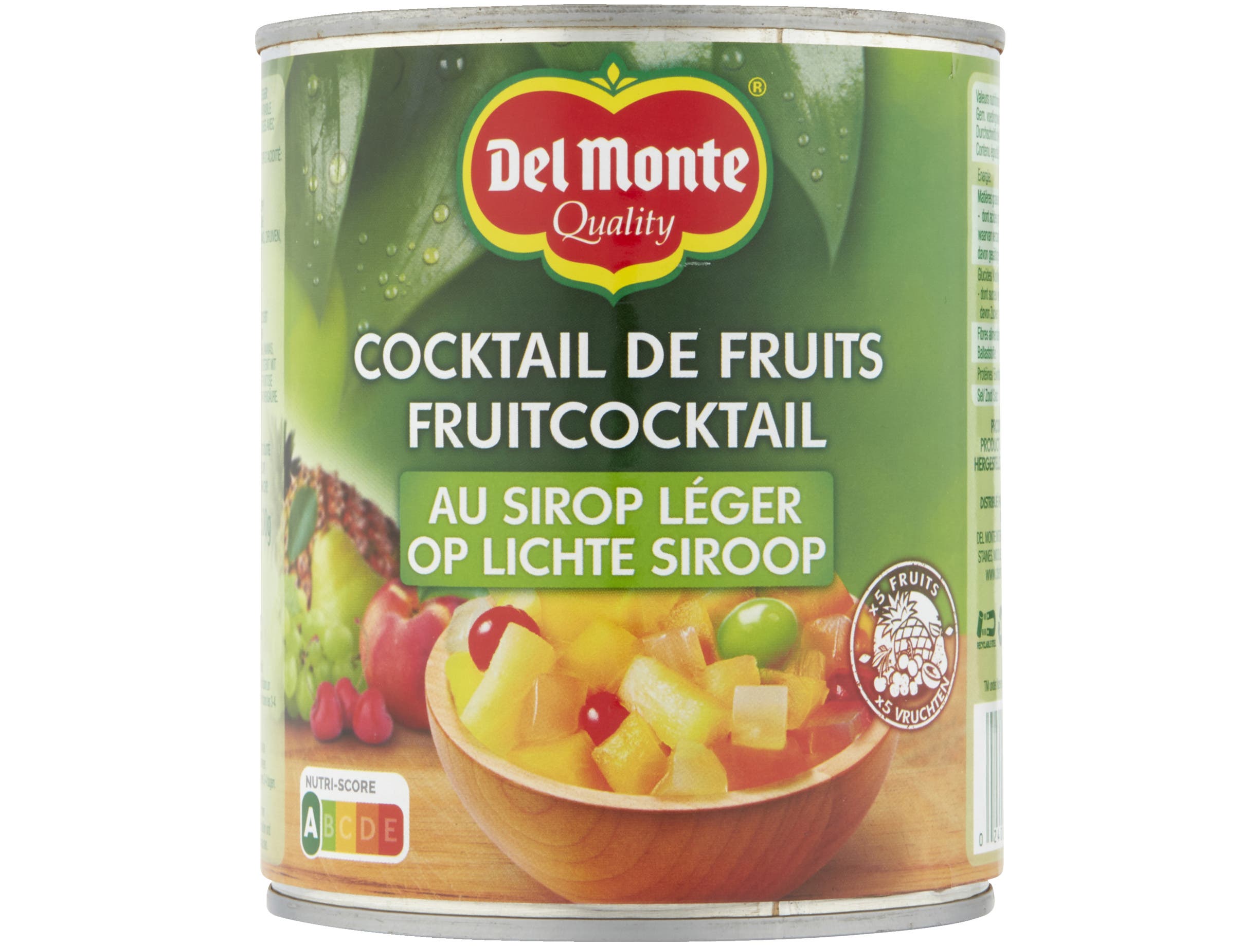 Fruitcocktail op lichte siroop