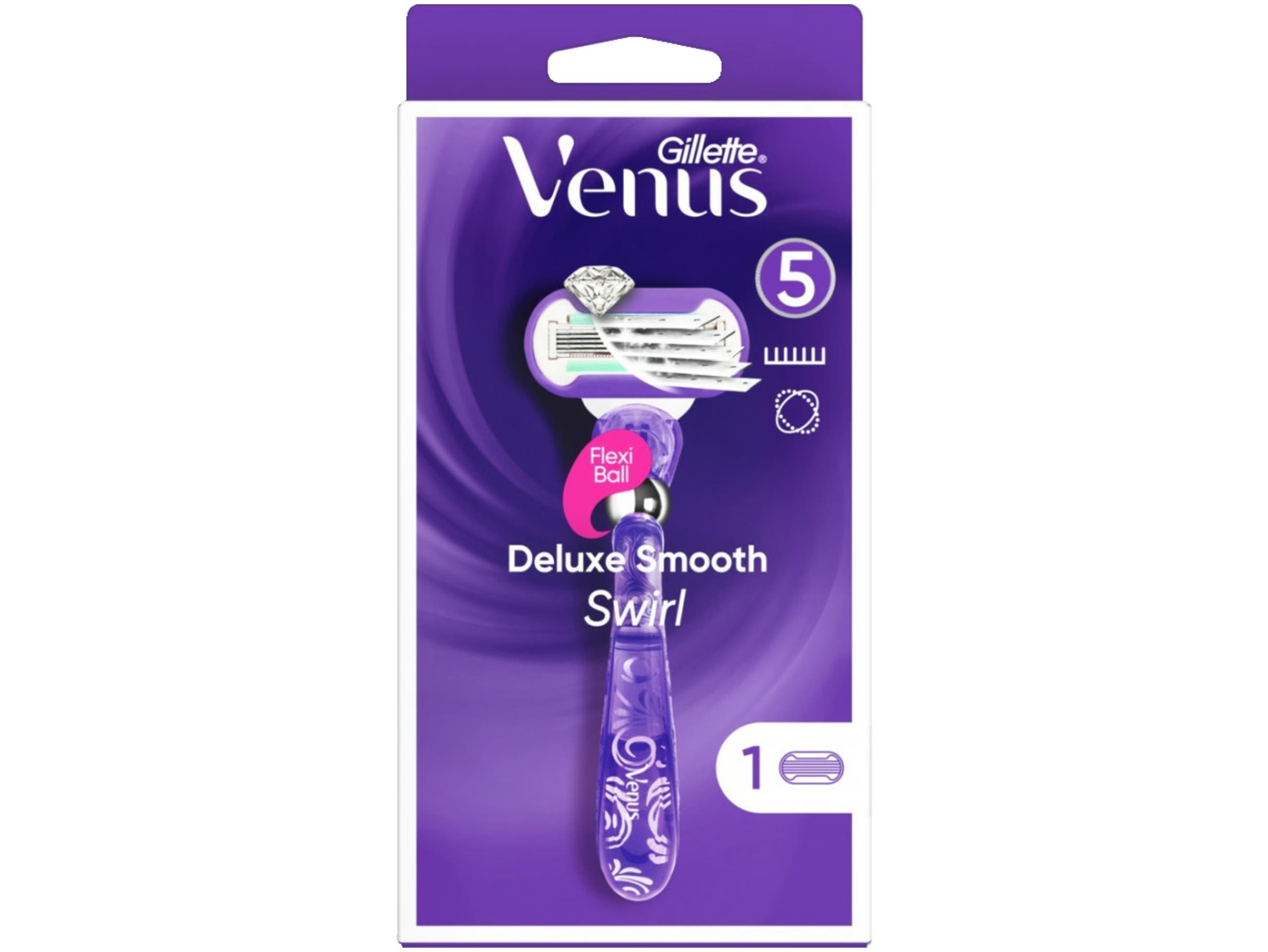 Venus swirl scheermesje extra glad voor vrouwen