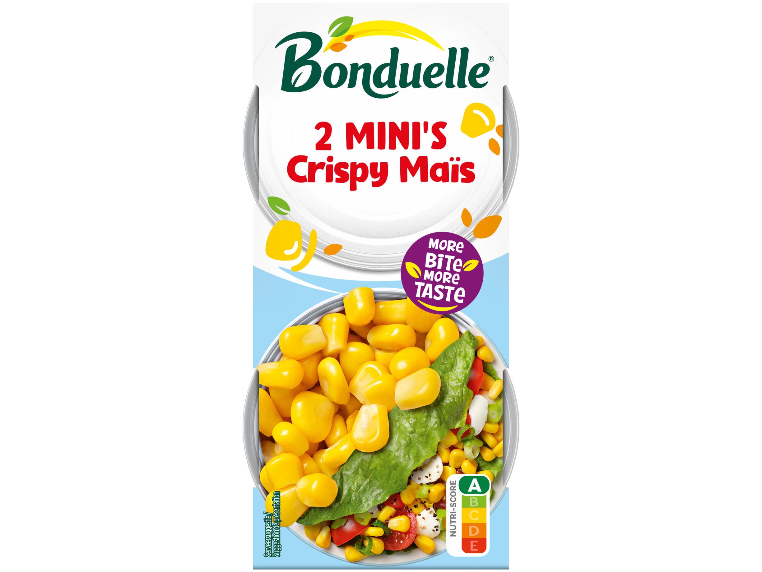 Crispy maïs - 2 mini's voor salades