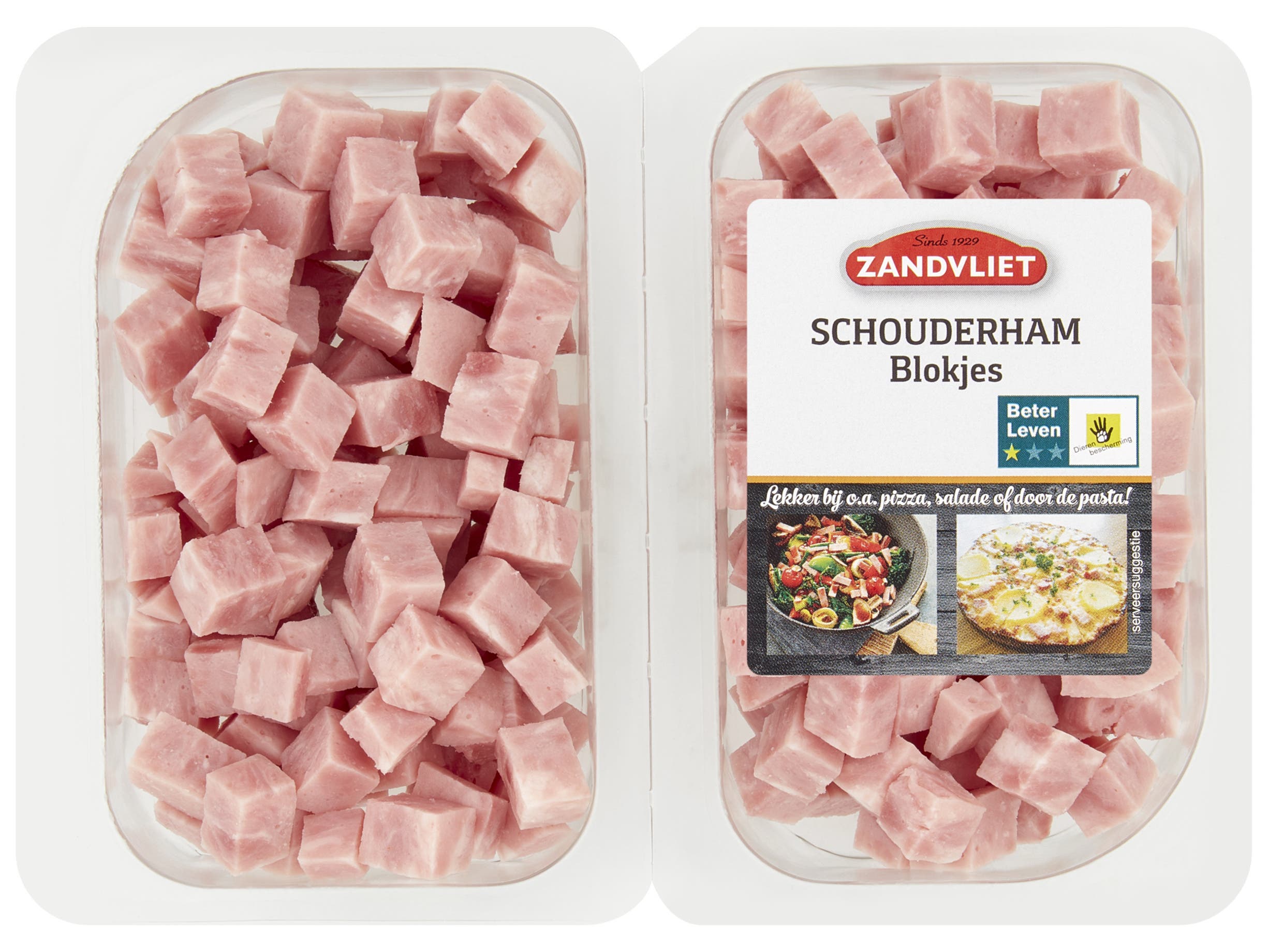 Schouderham blokjes