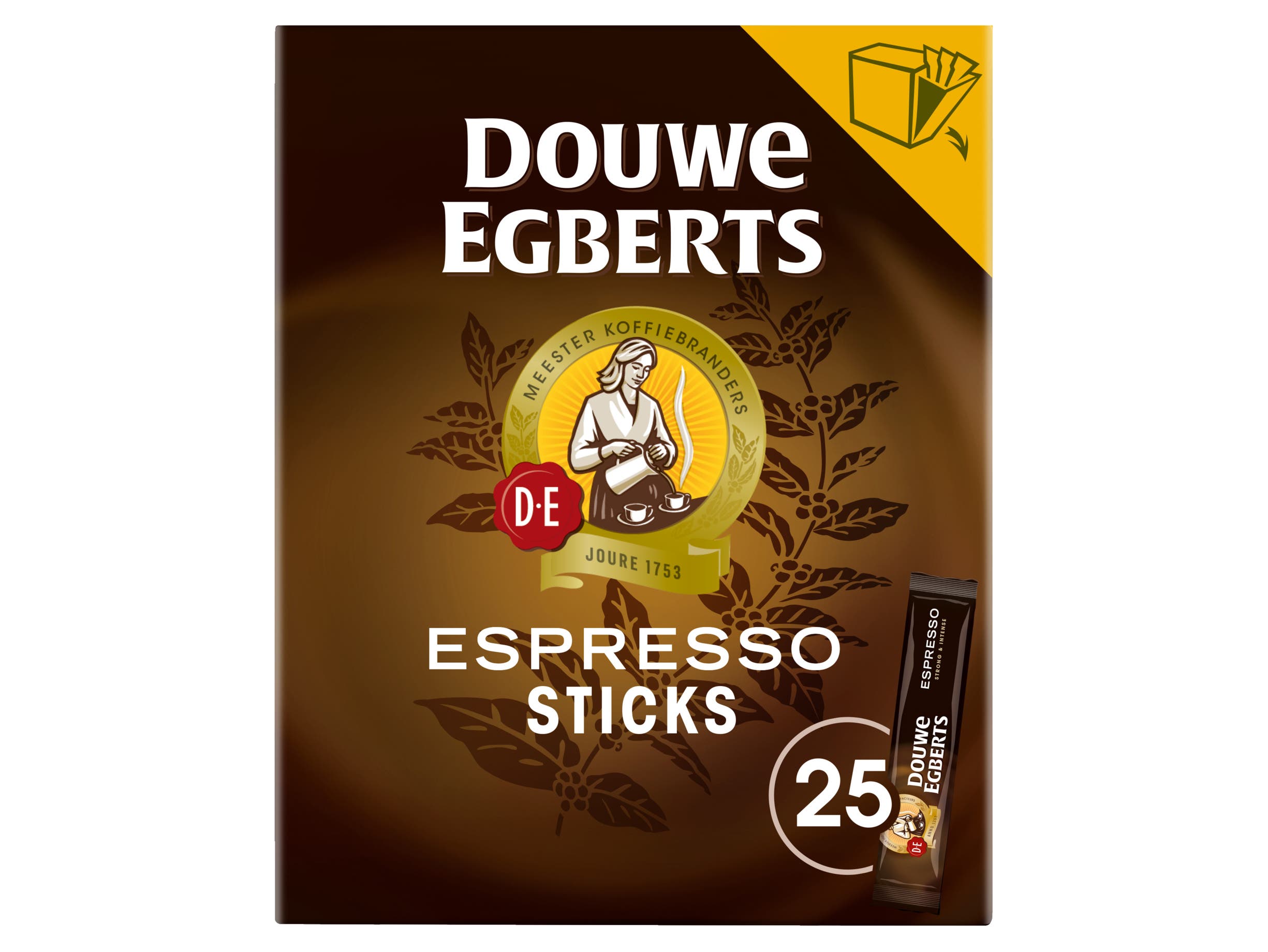 Espresso sticks oploskoffie