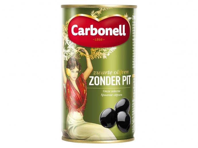 Zwarte olijven zonder pit
