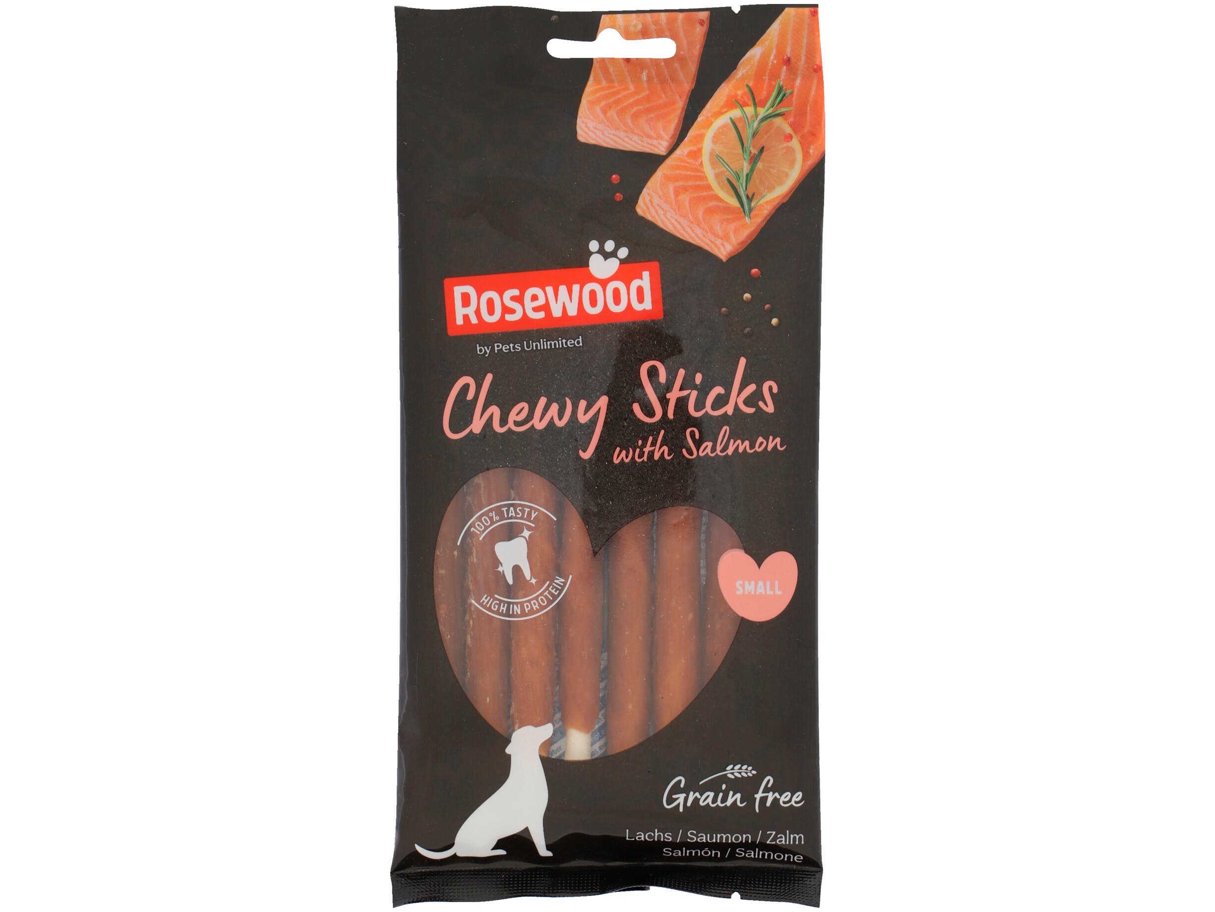 Kauwsticks met zalm small