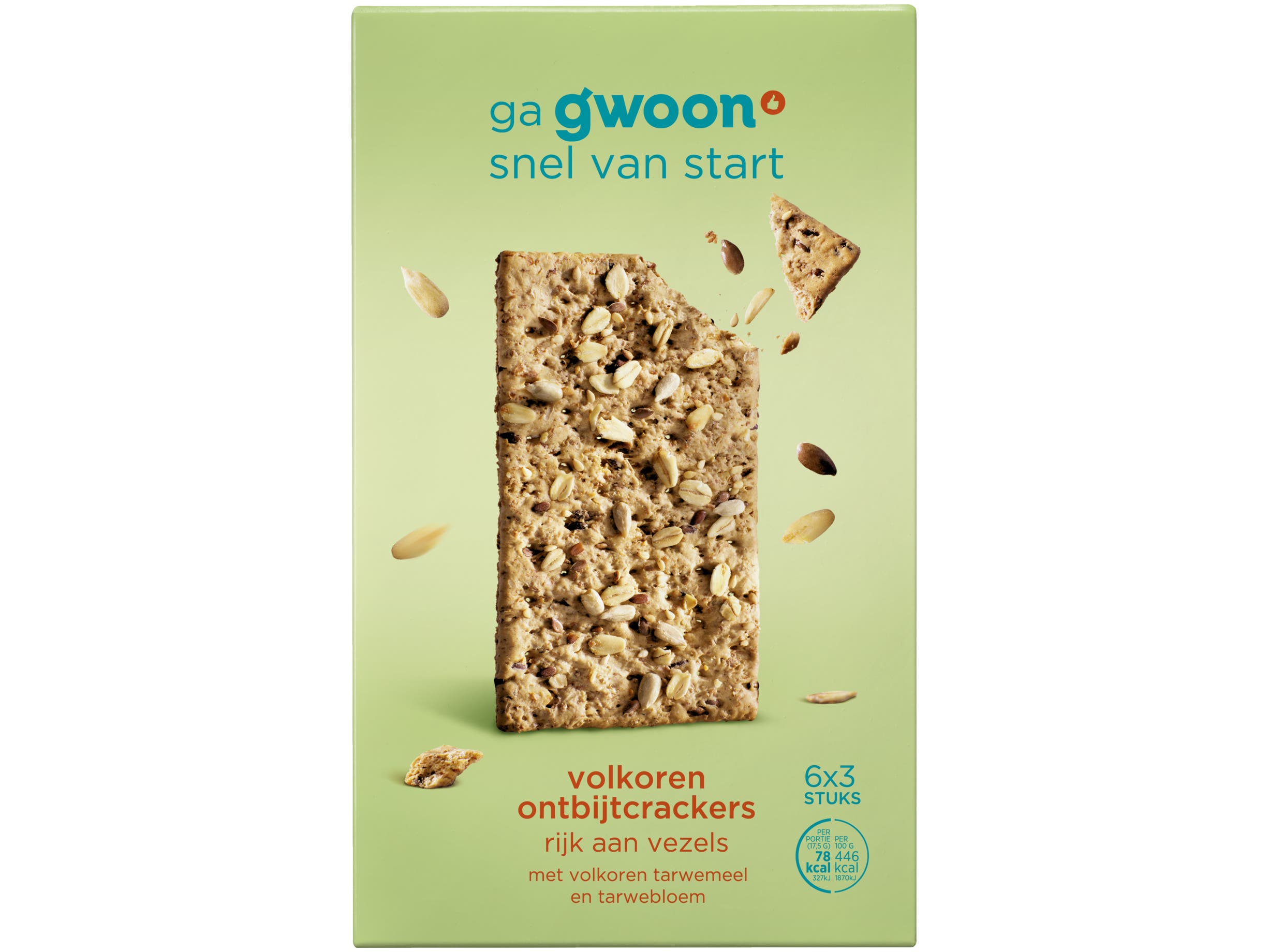 Ontbijtcrackers volkoren