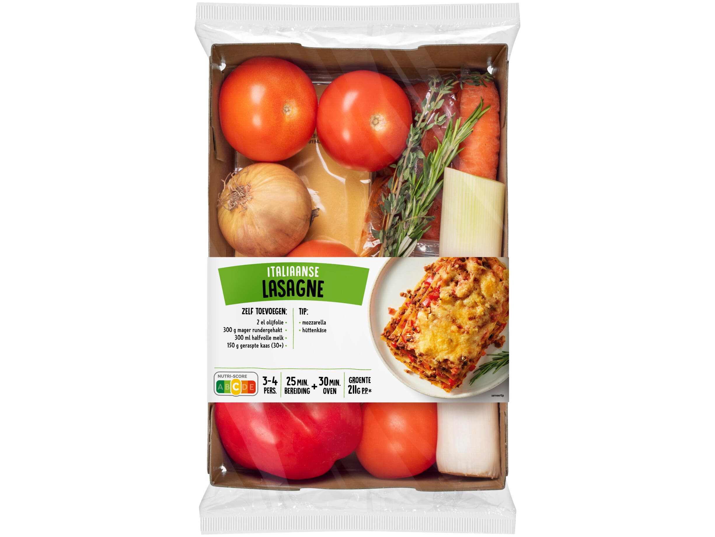 Verspakket Italiaanse lasagne