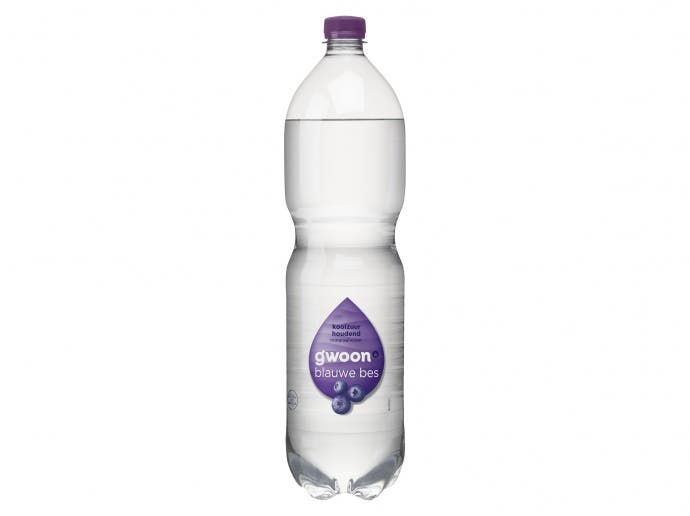 bruisend mineraalwater blauwe bes