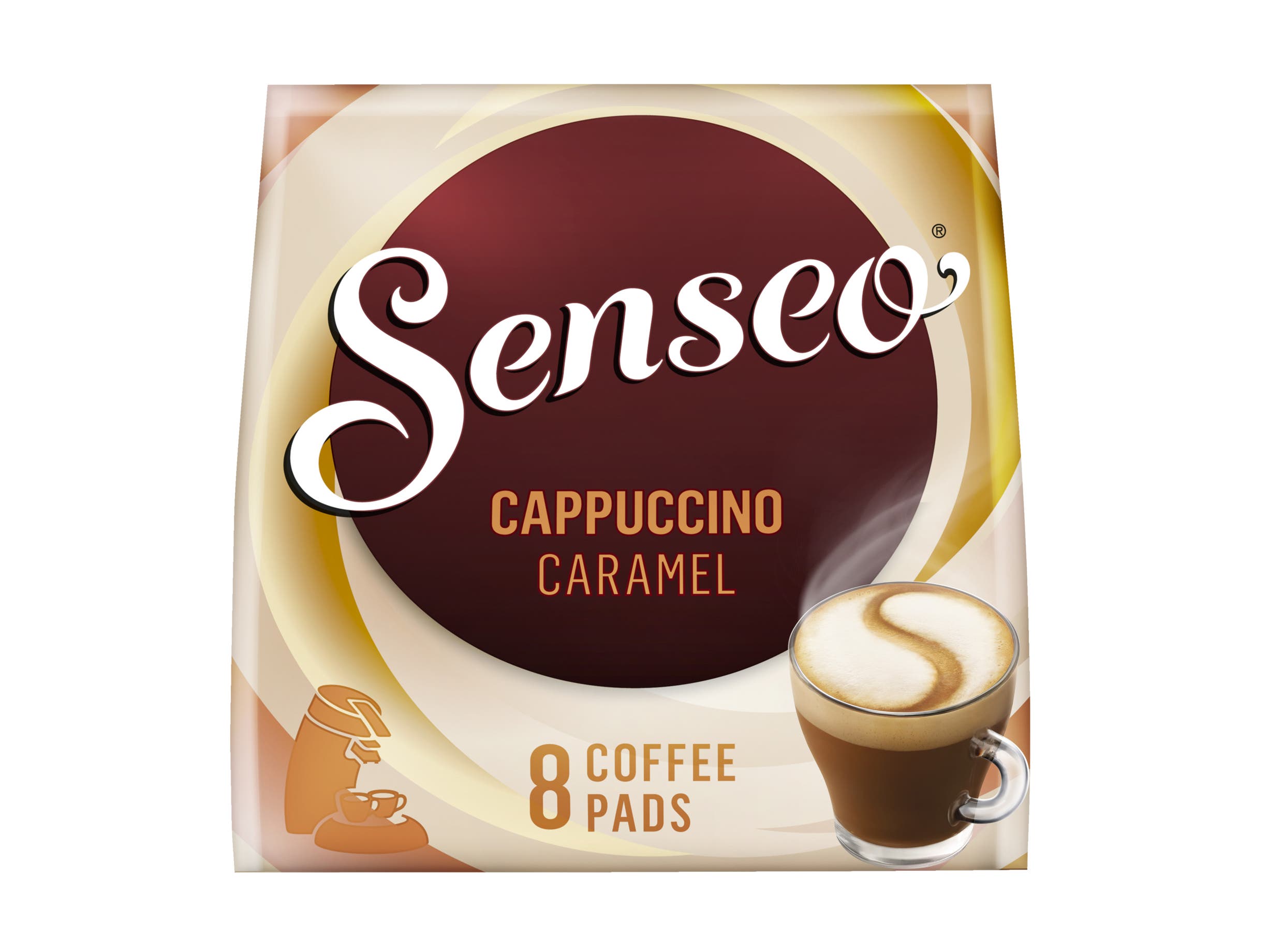 Cappuccino caramel koffiepads