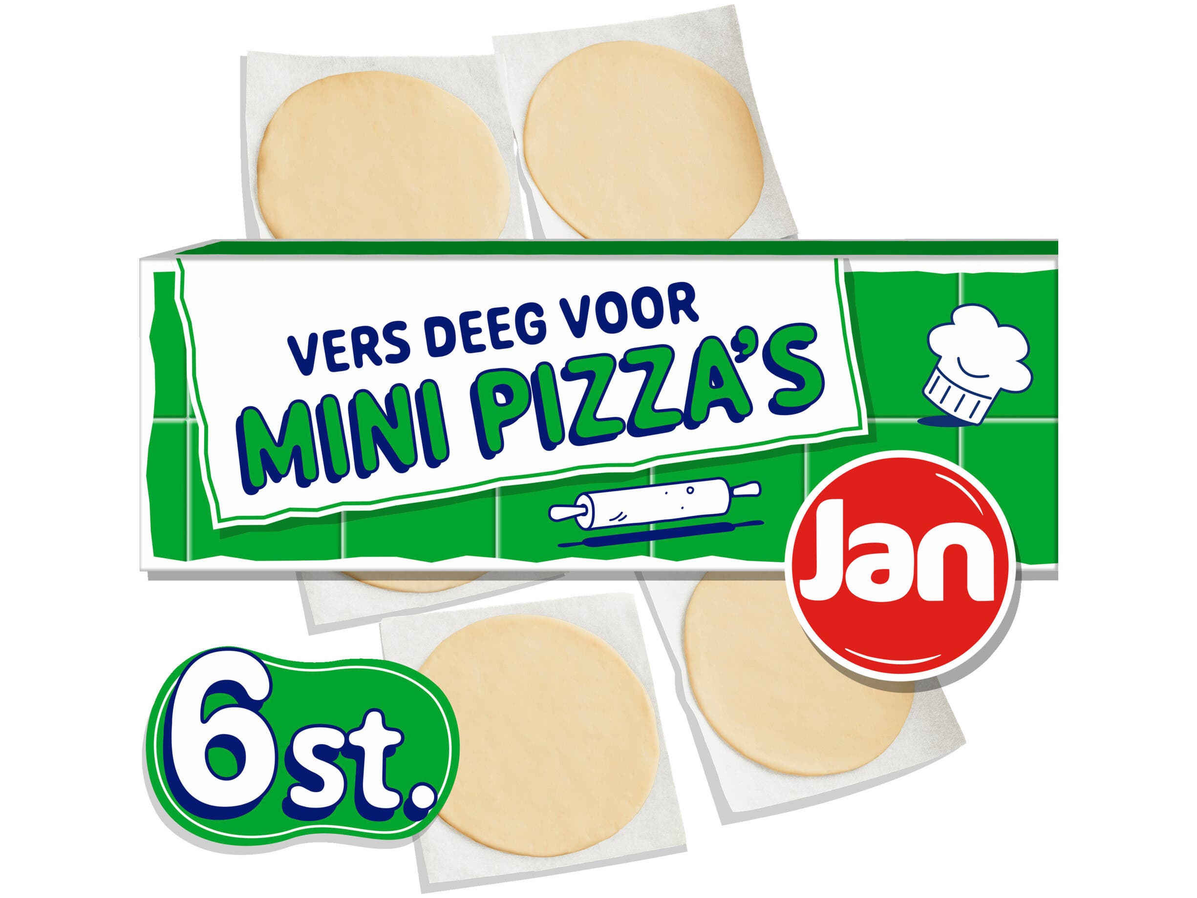 Mini pizzadeeg