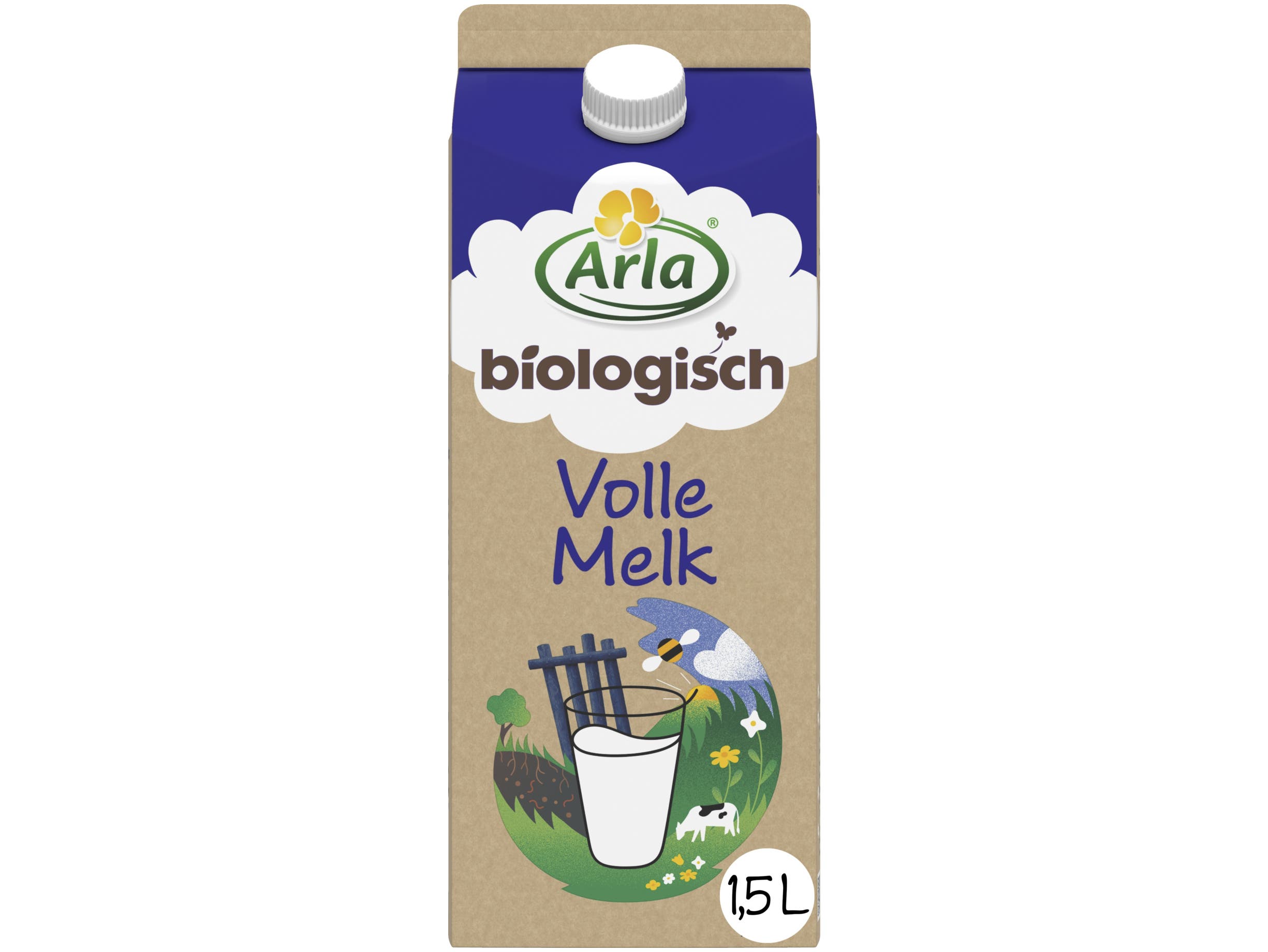 Biologische volle melk