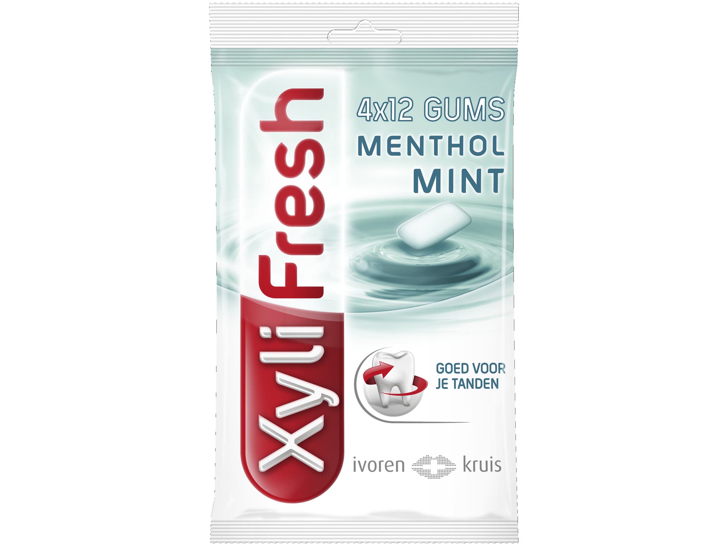 Mentholmint 4-Pack Suikervrije Kauwgom