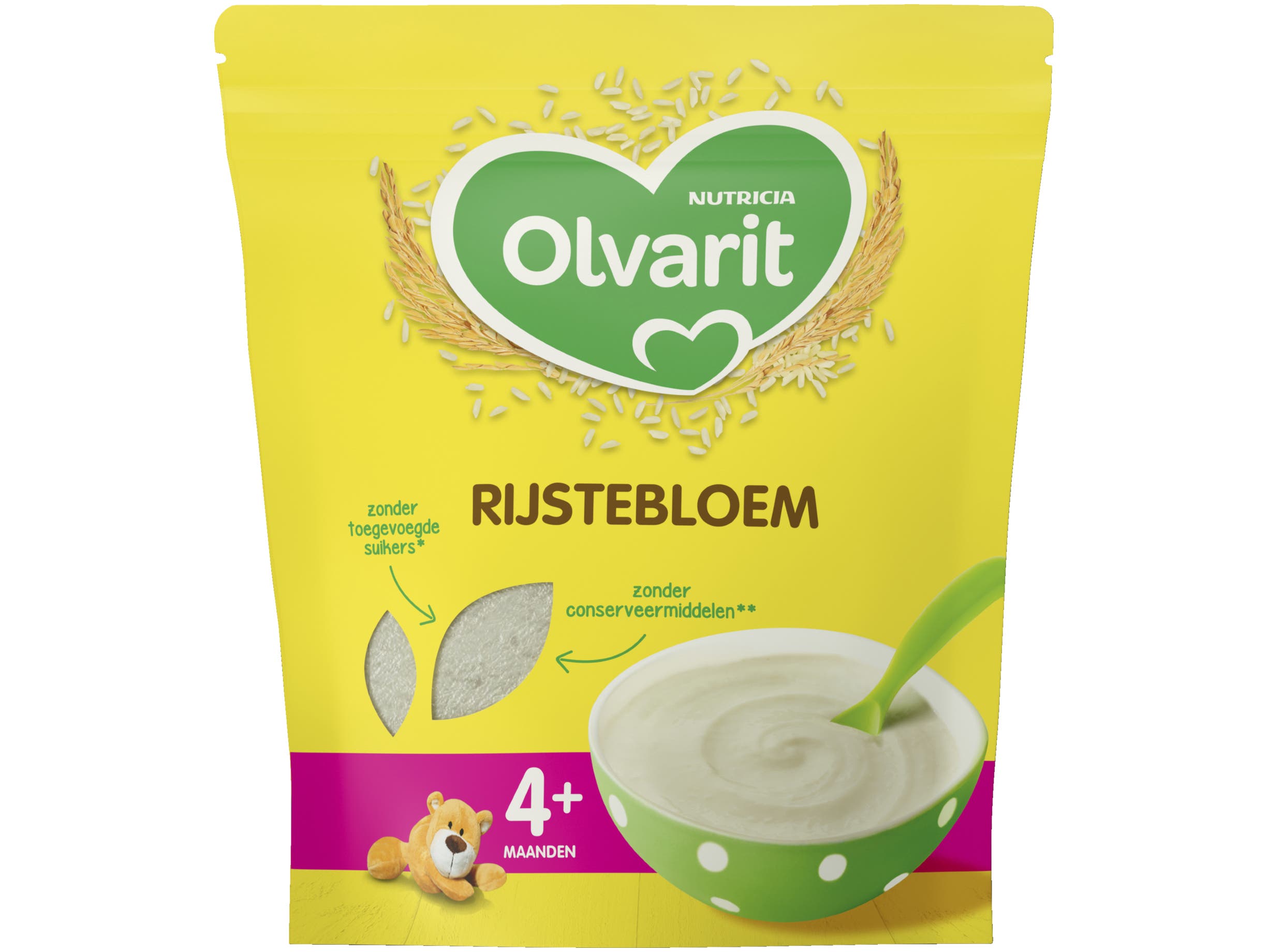 4+ Maanden Babypap Rijstebloem