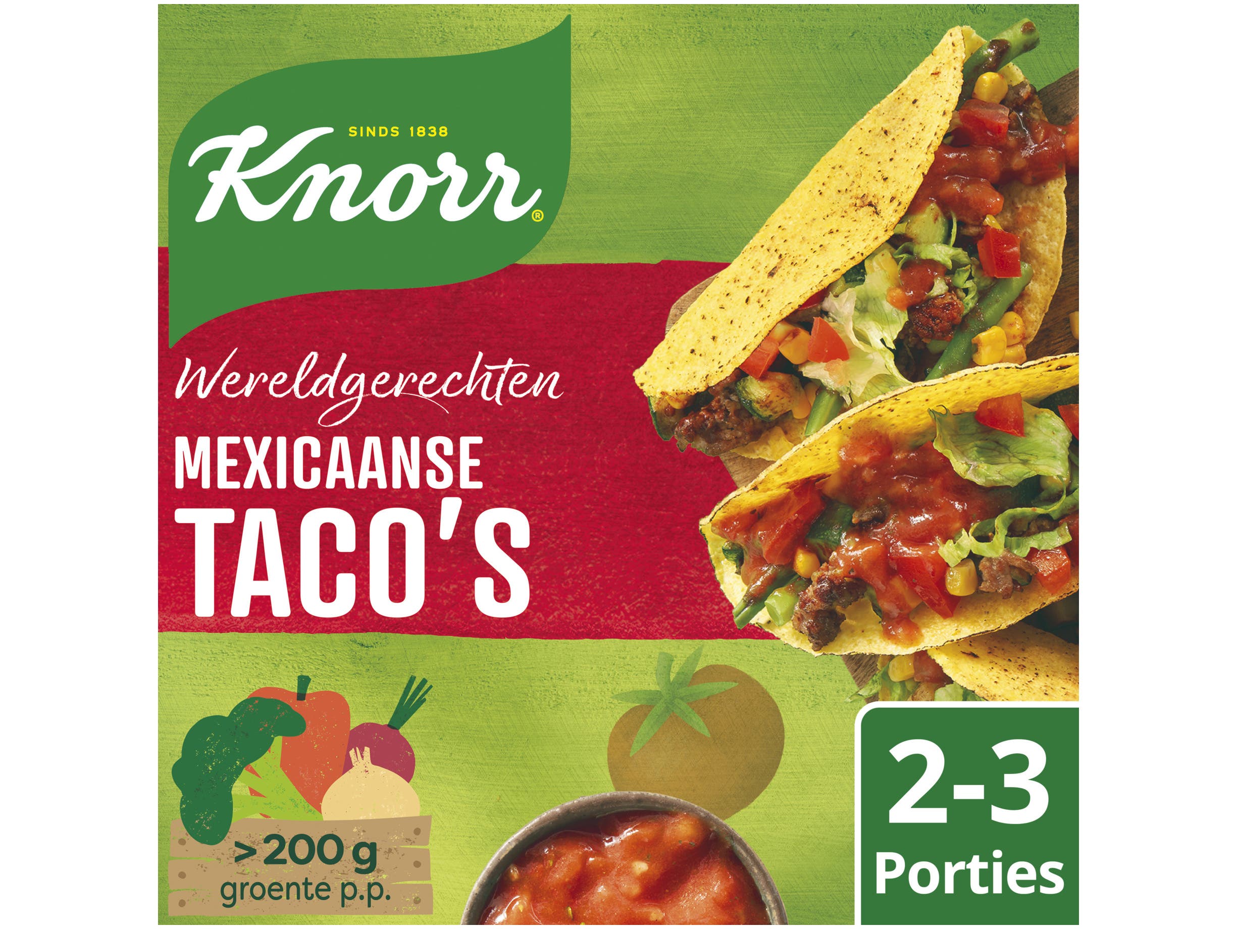 Wereldgerechten Mexicaanse taco`s