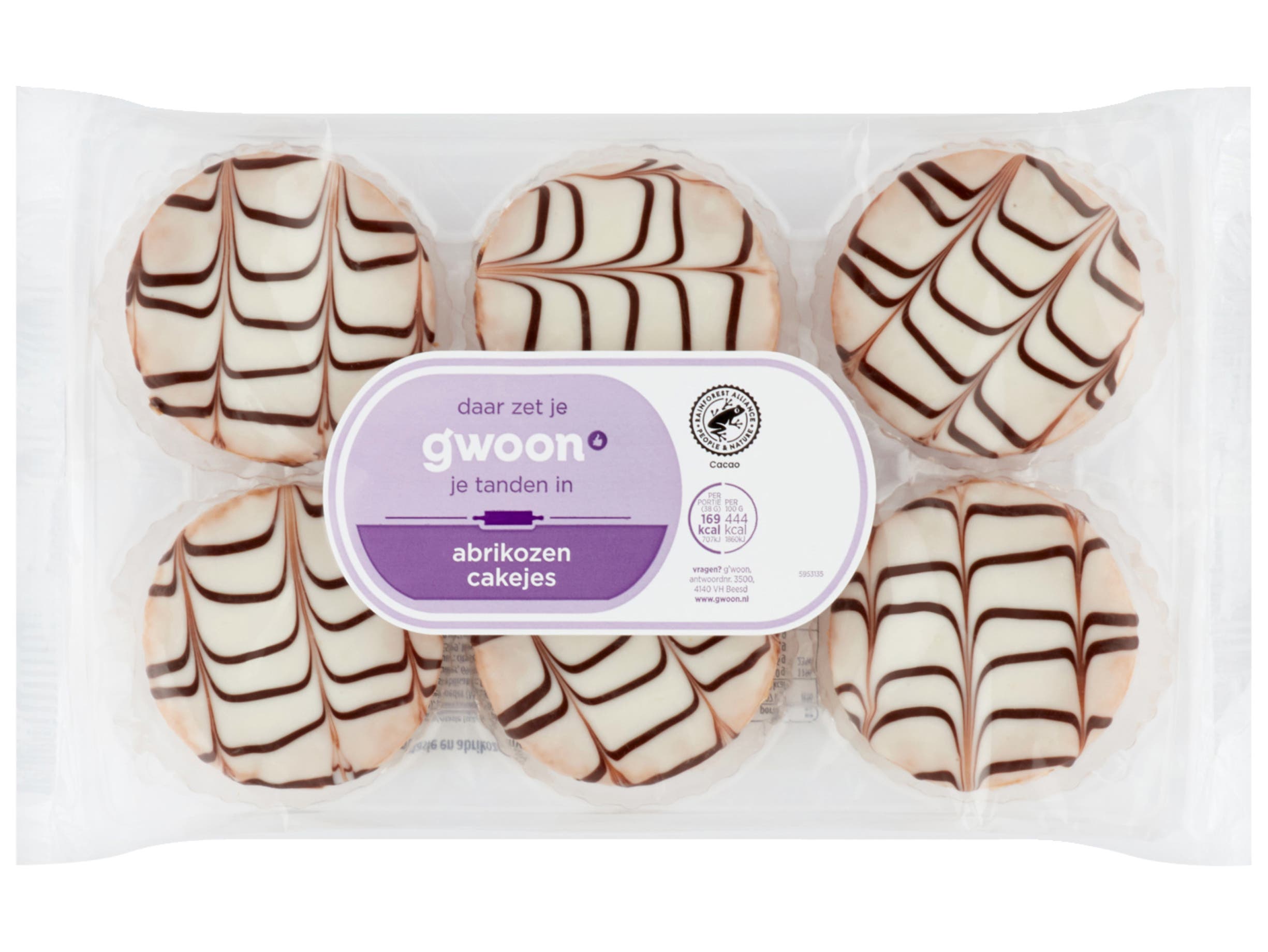 Abrikozencakejes