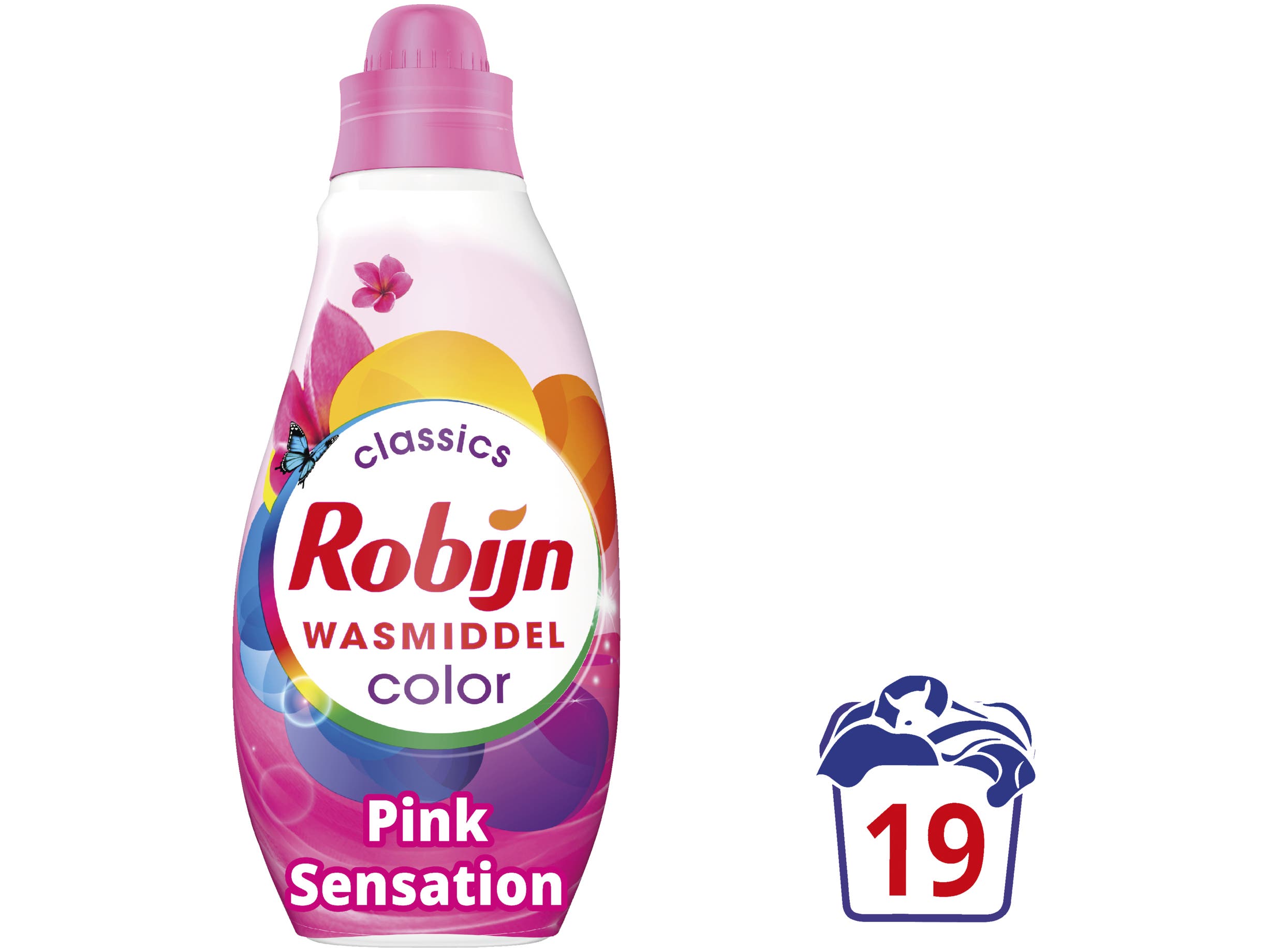 Wasmiddel klein&krachtig pink sensation