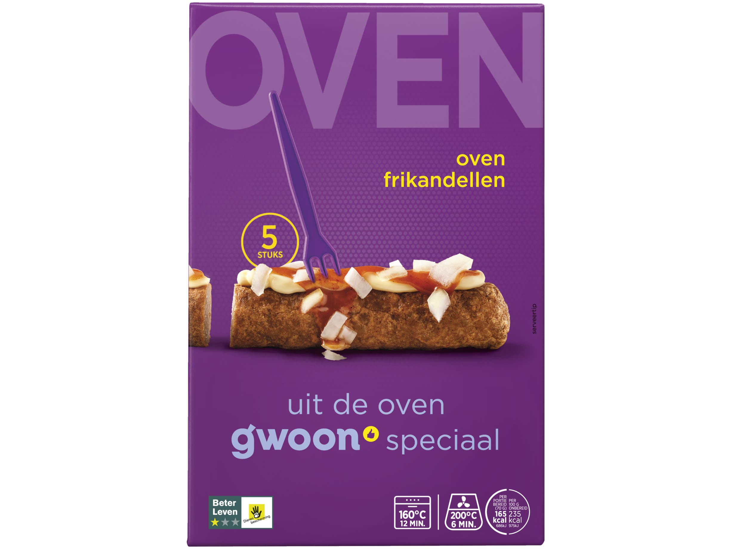 Oven frikandellen