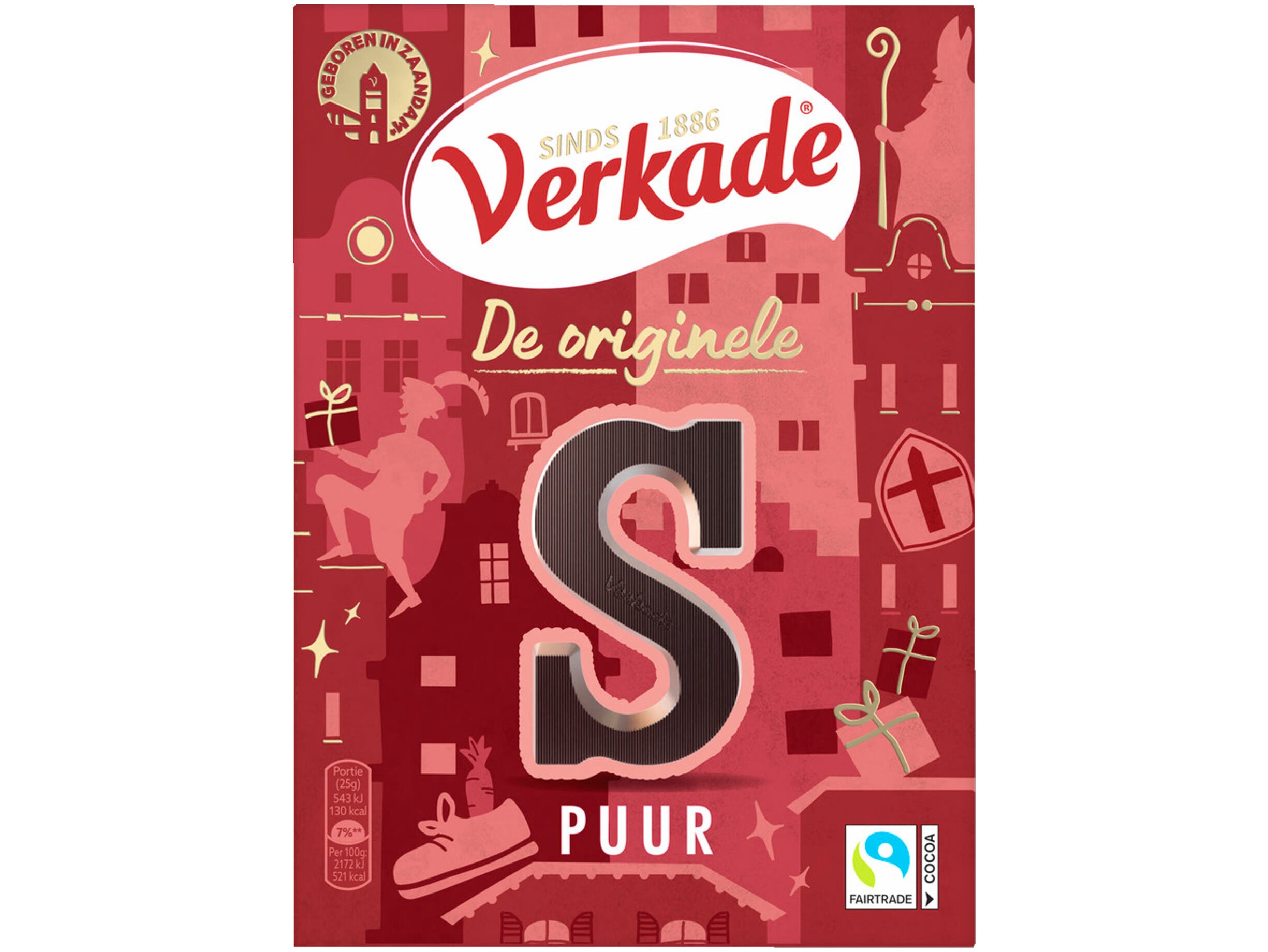 Chocoladeletter puur