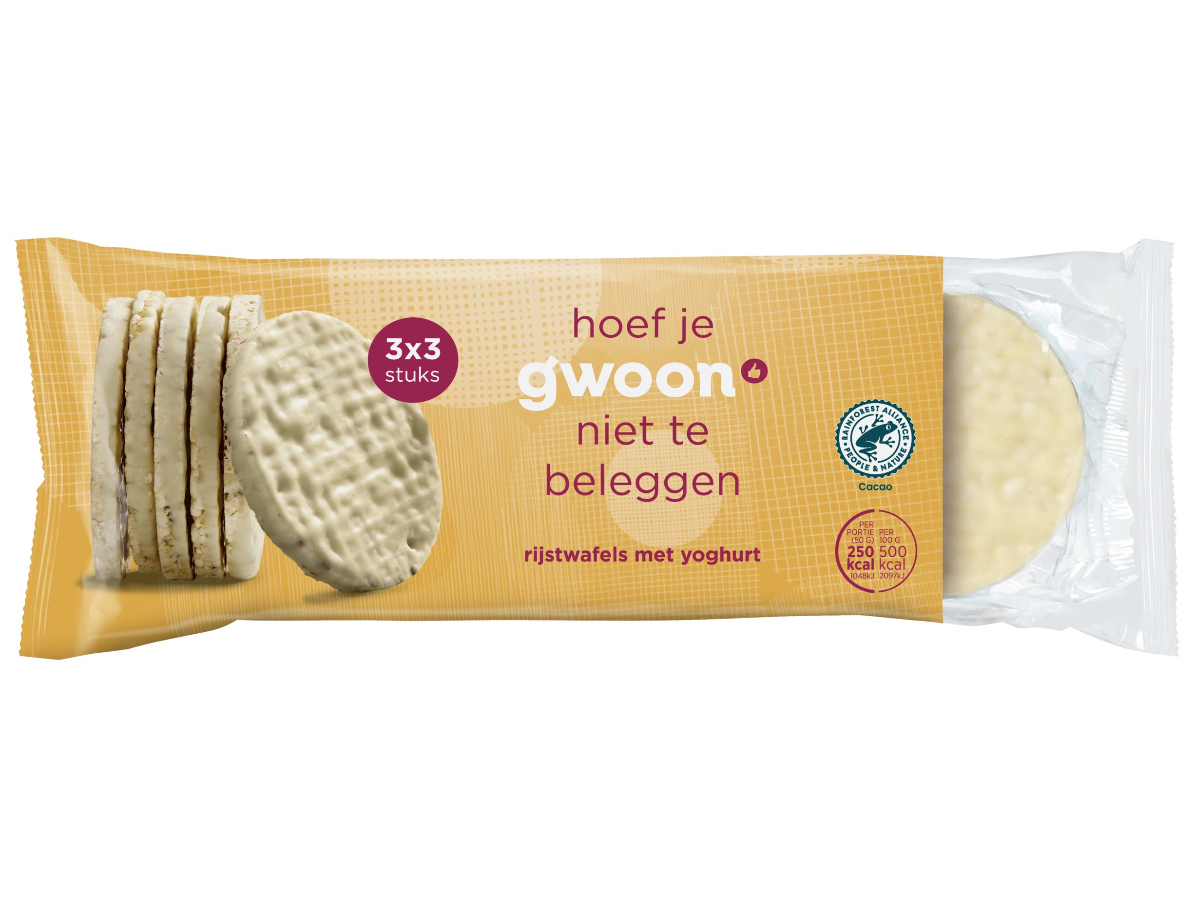 Rijstwafels yoghurt