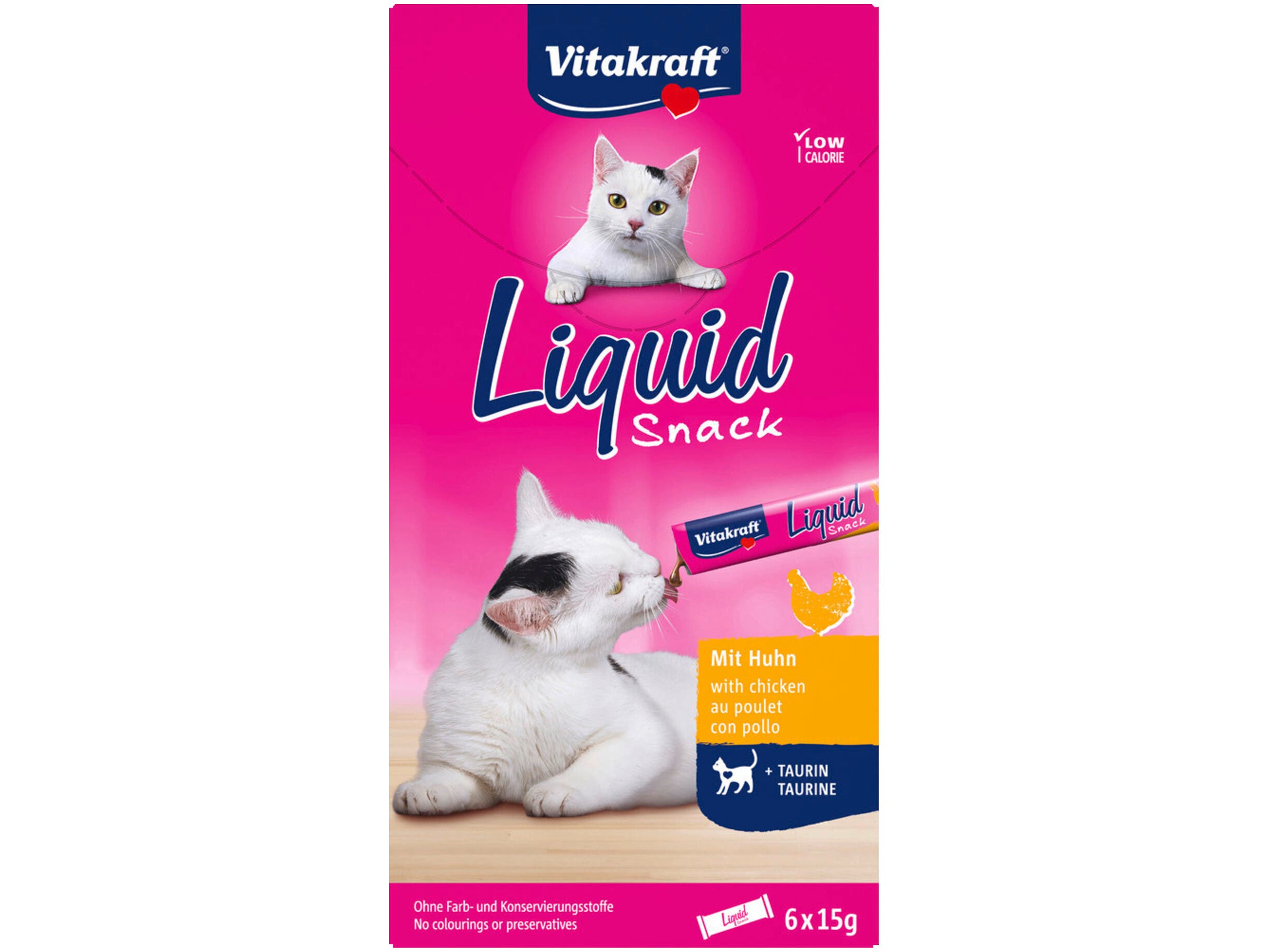 Liquid Snack met kip en taurine