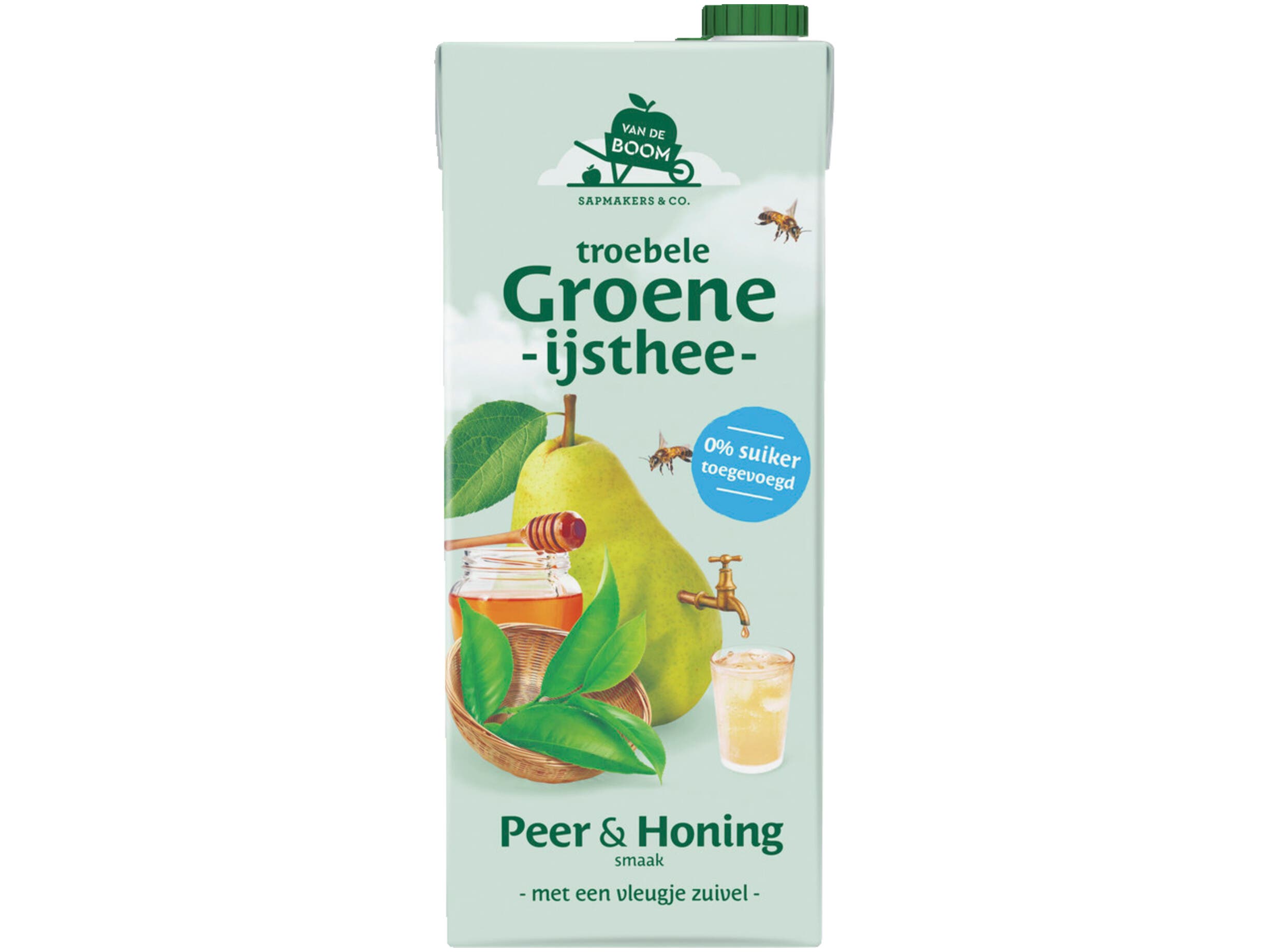 Groene ijsthee peer
