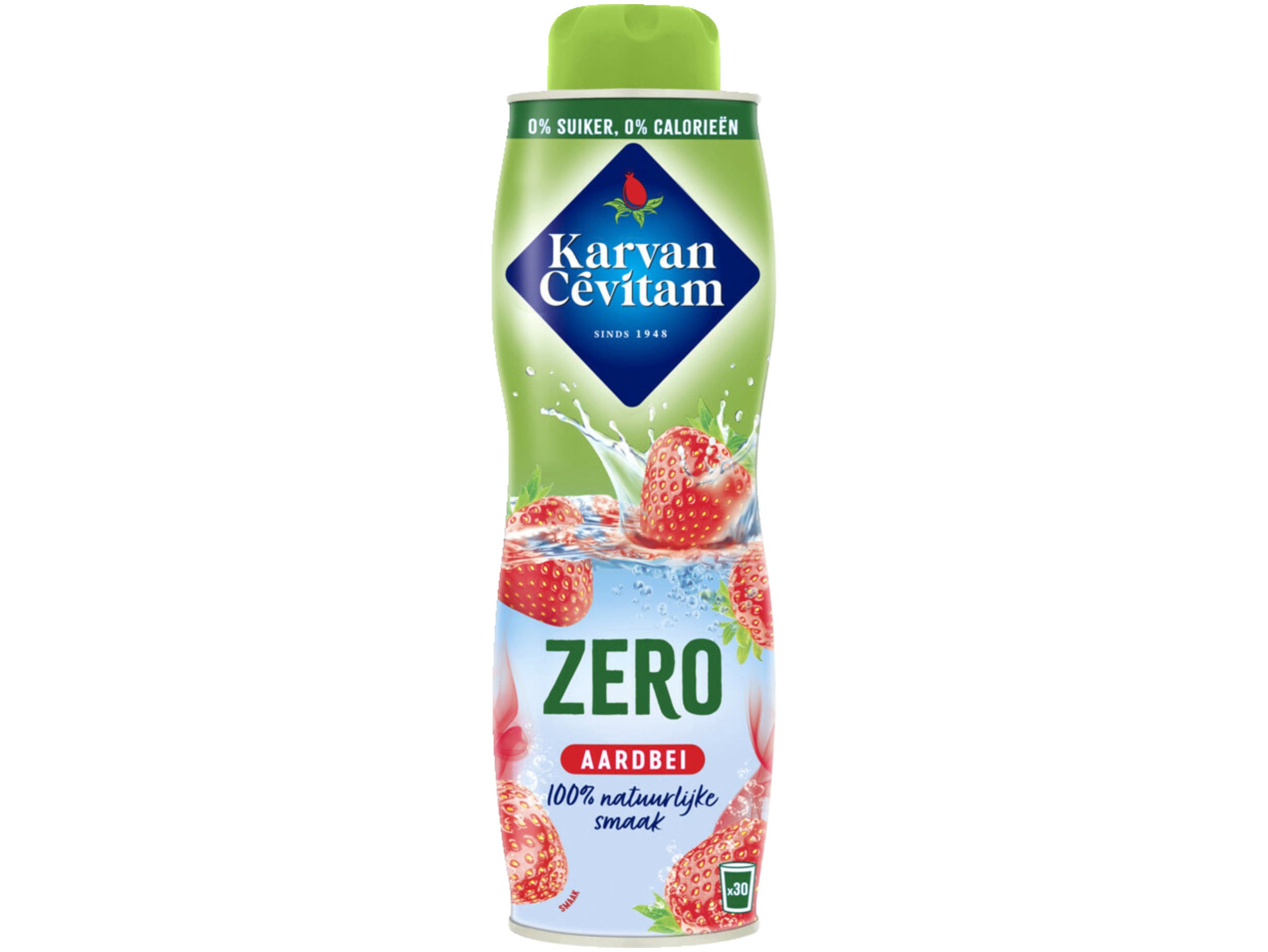 Siroop aardbei zero