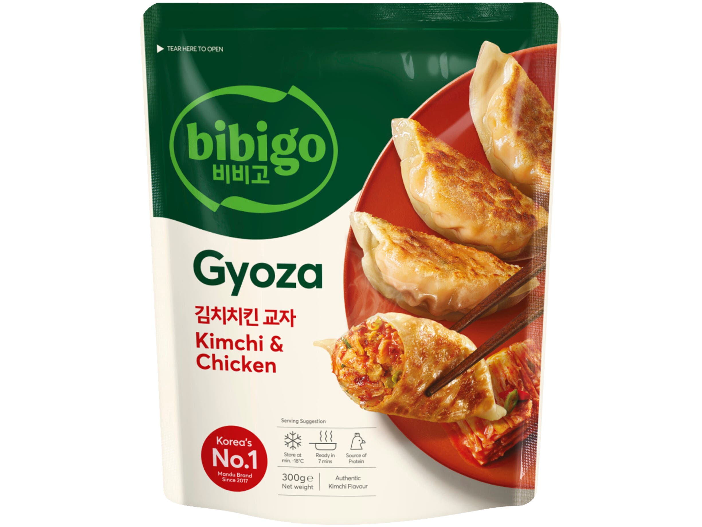 Gyoza dumpling kimchi kip