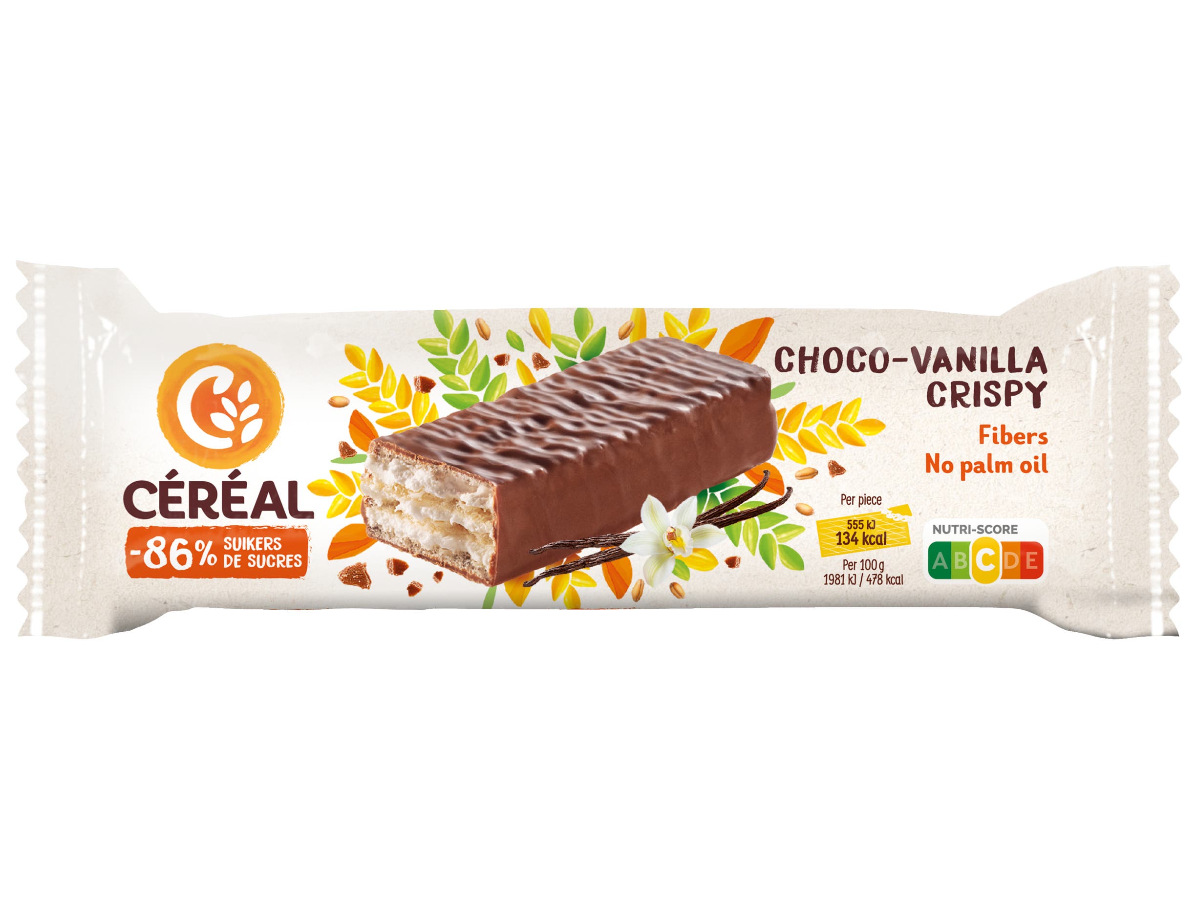 Wafel choco vanilla crispy