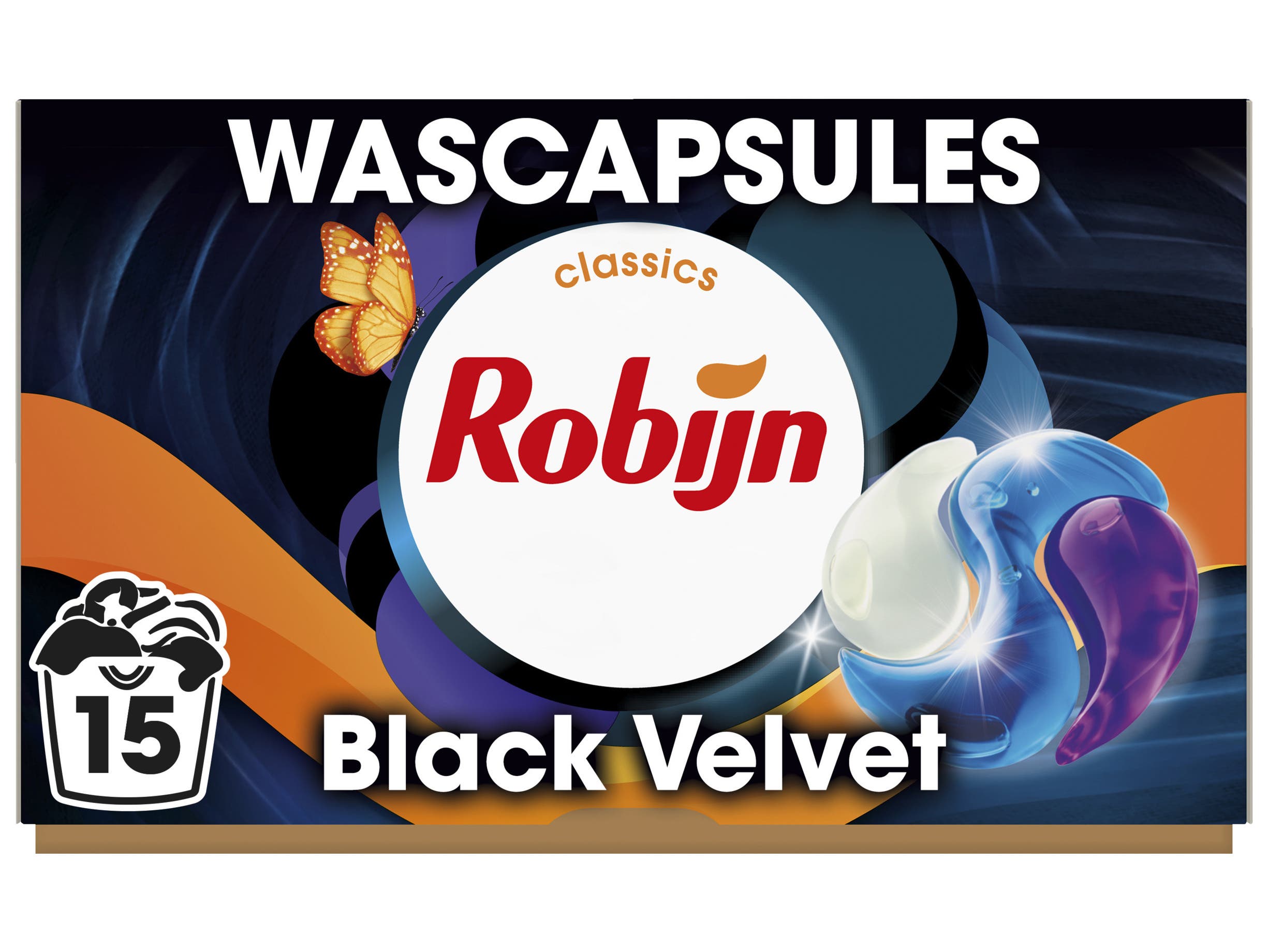 Wascapsules zwart