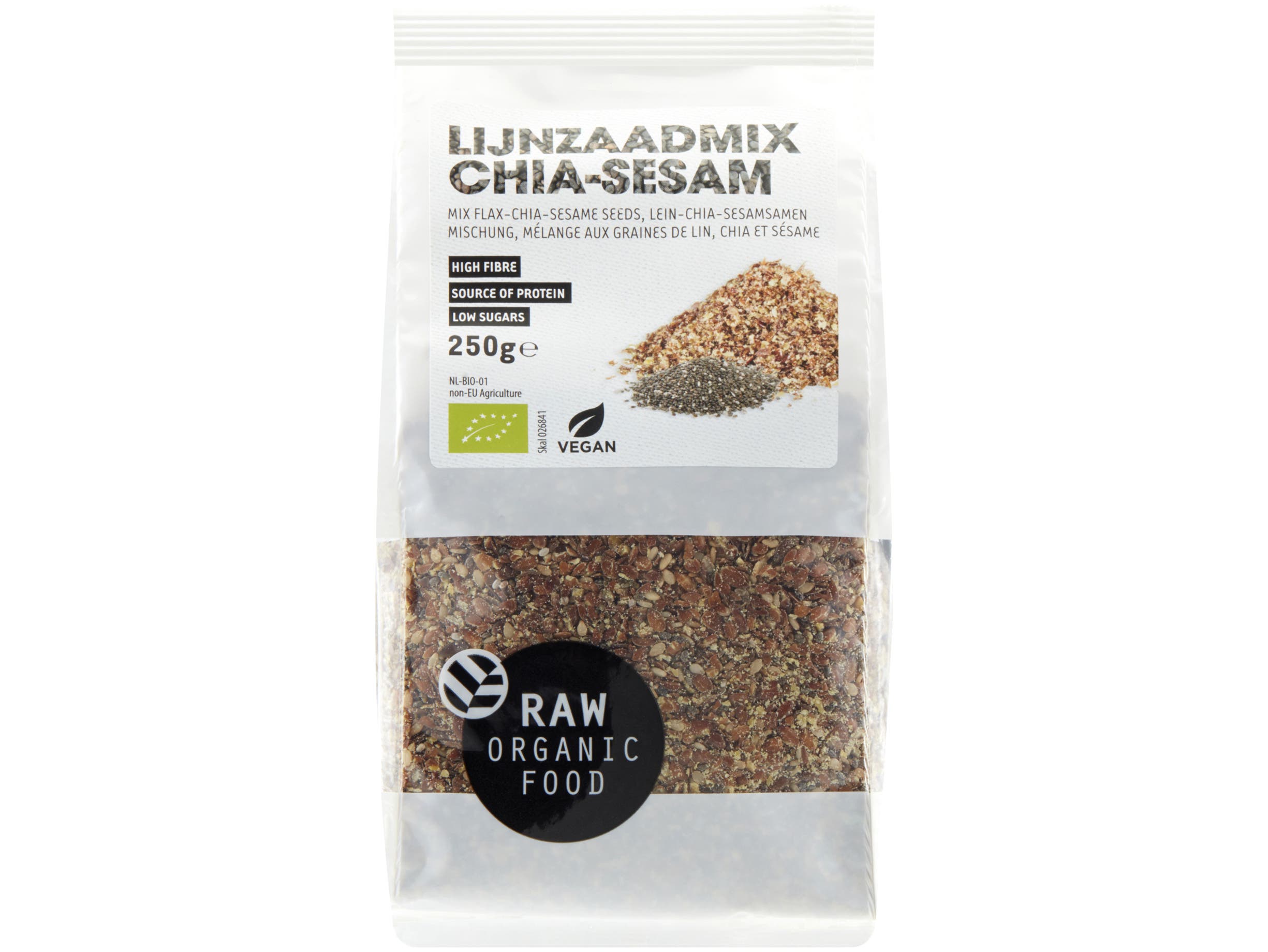 Biologische lijnzaadmix chia - sesam