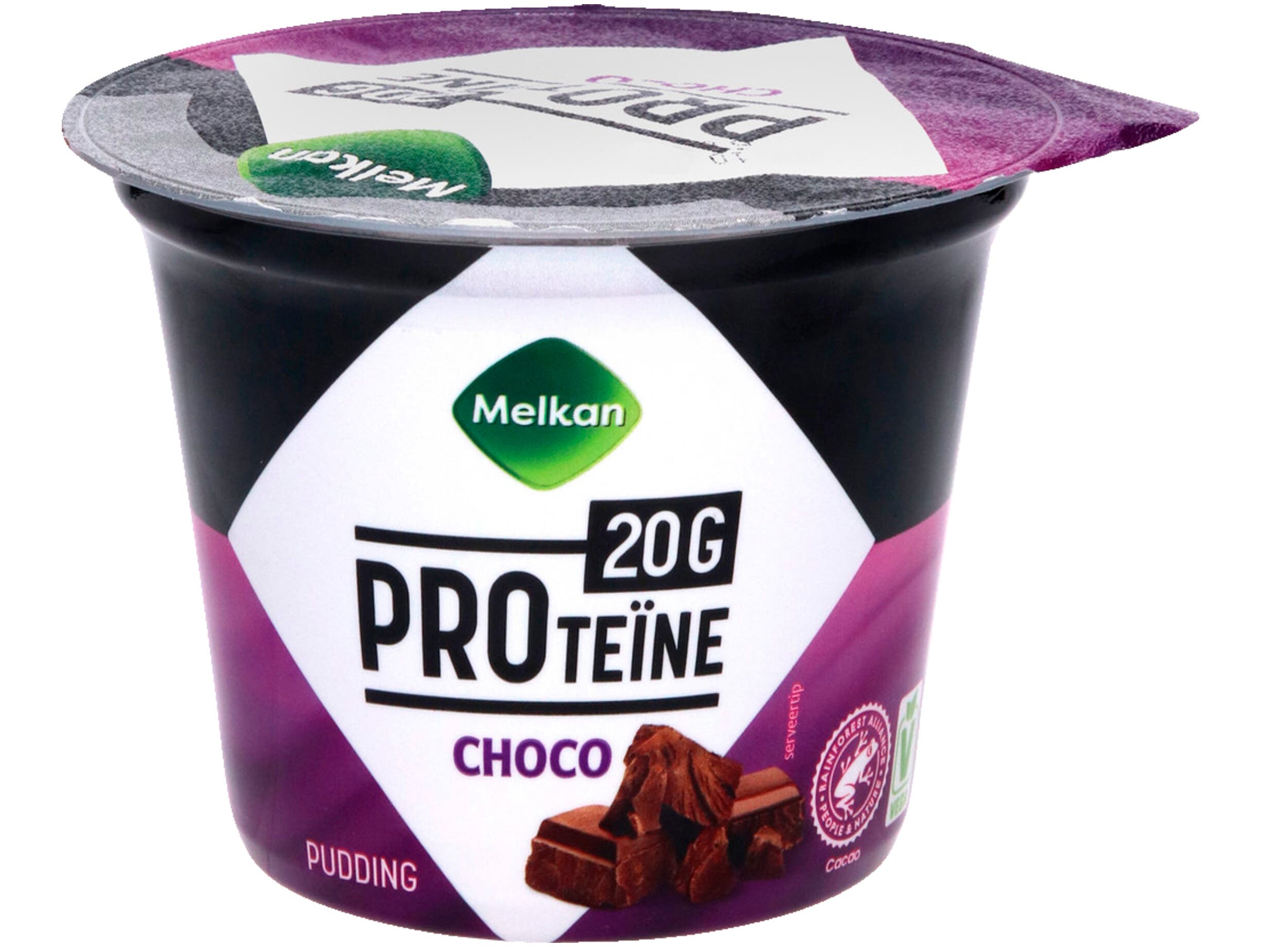 High protein choco pudding
