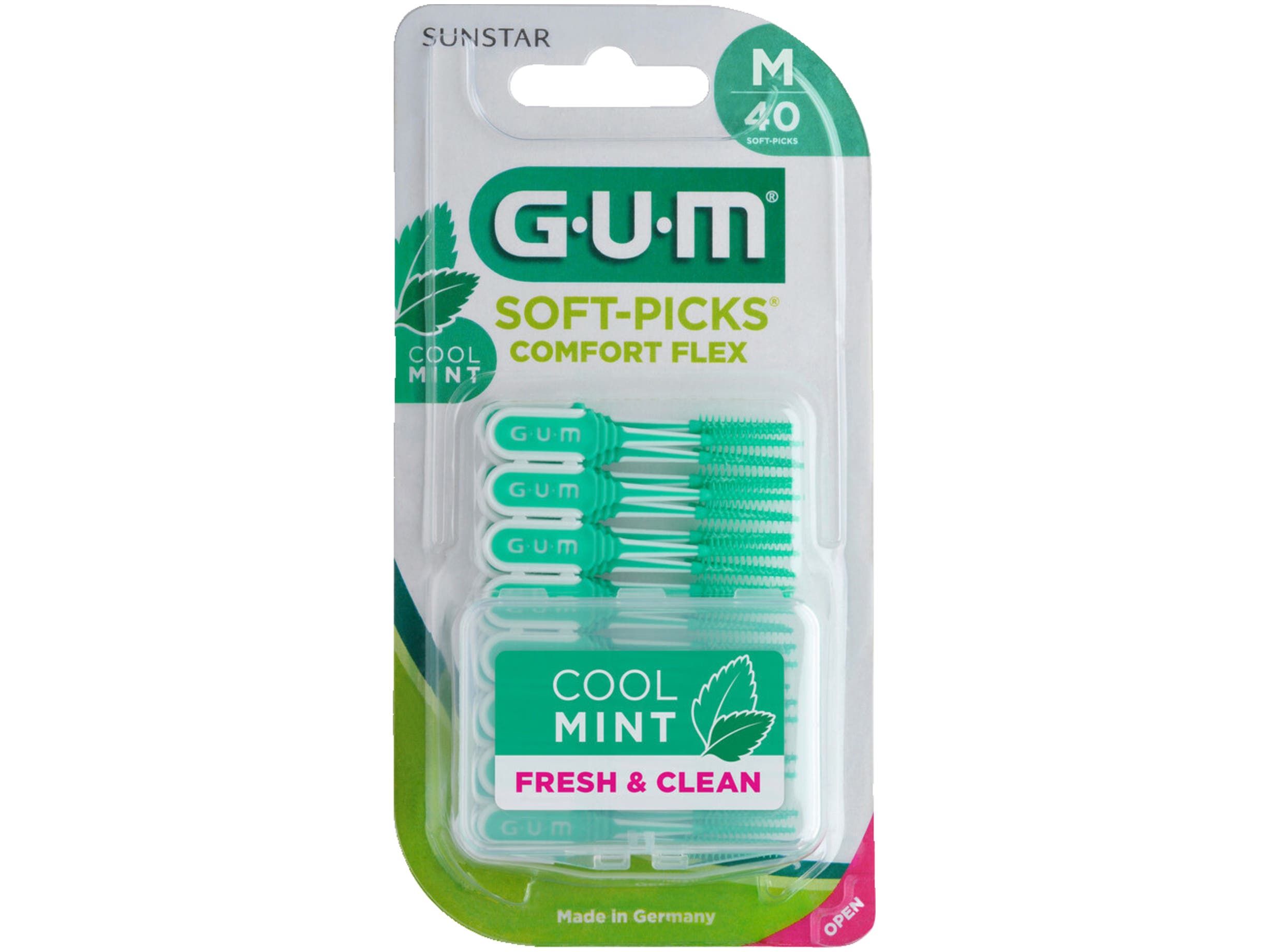 Soft picks comfort flex mint medium