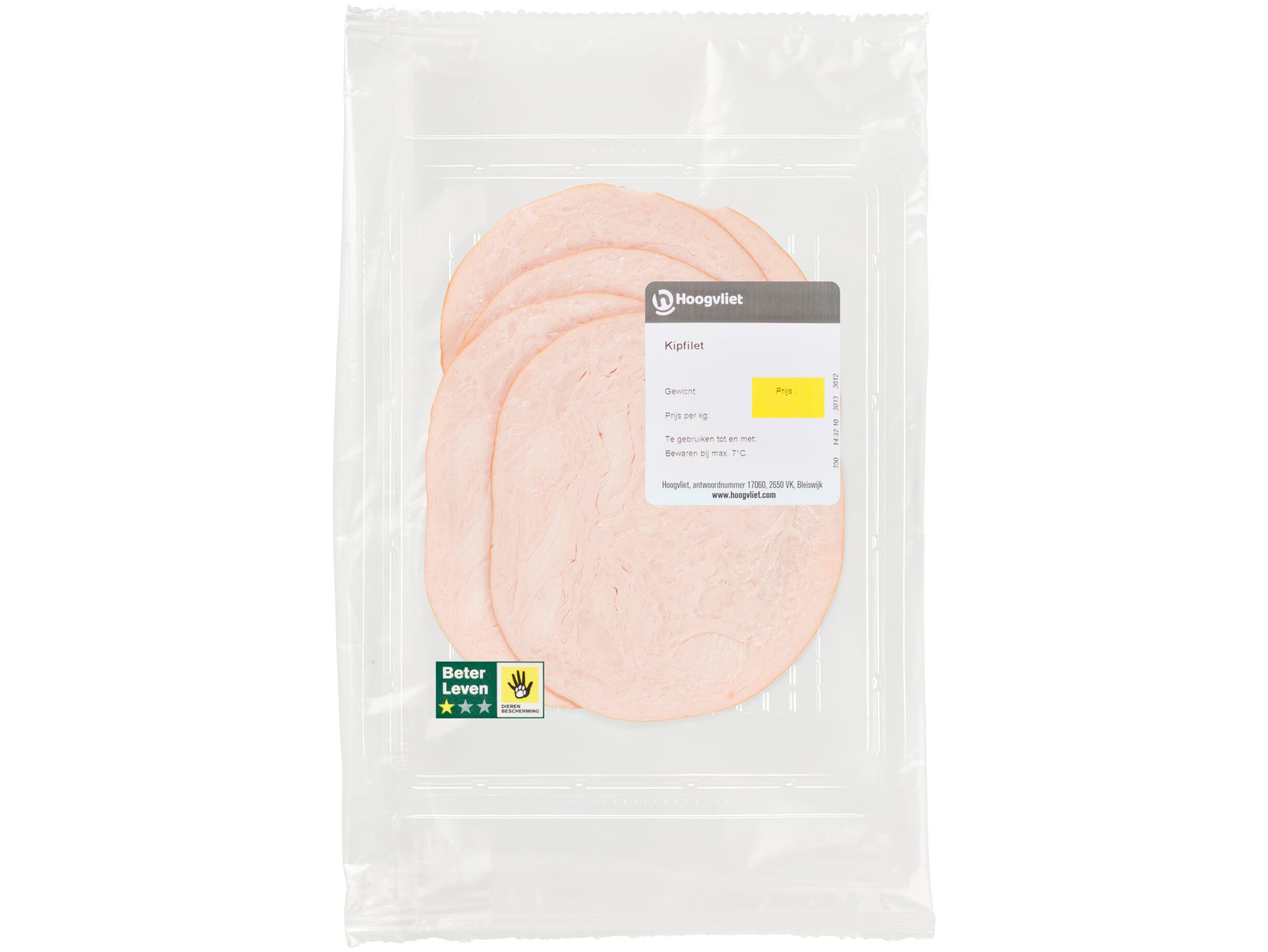 Kipfilet gesneden