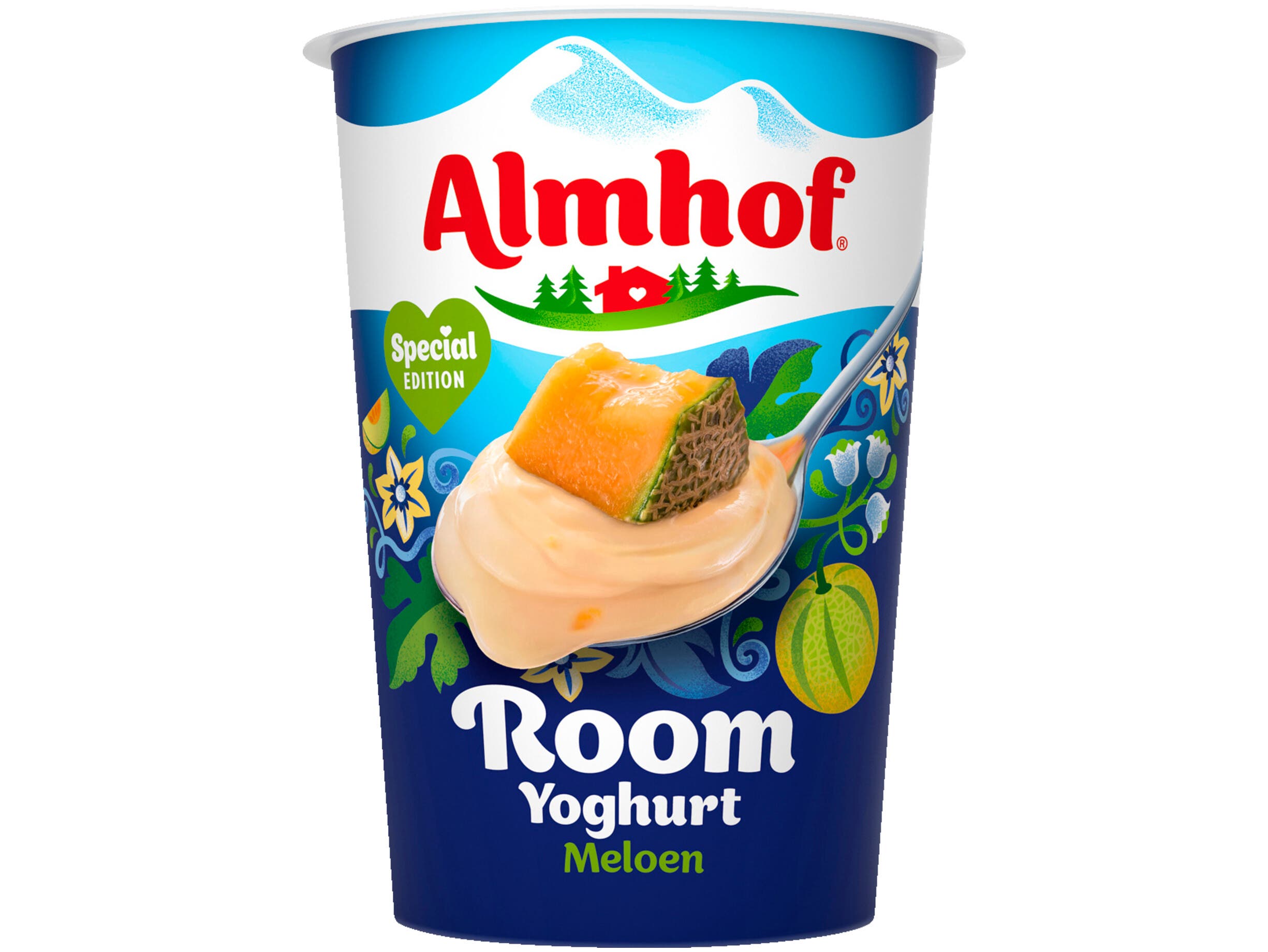 Roomyoghurt framboos granaatappel
