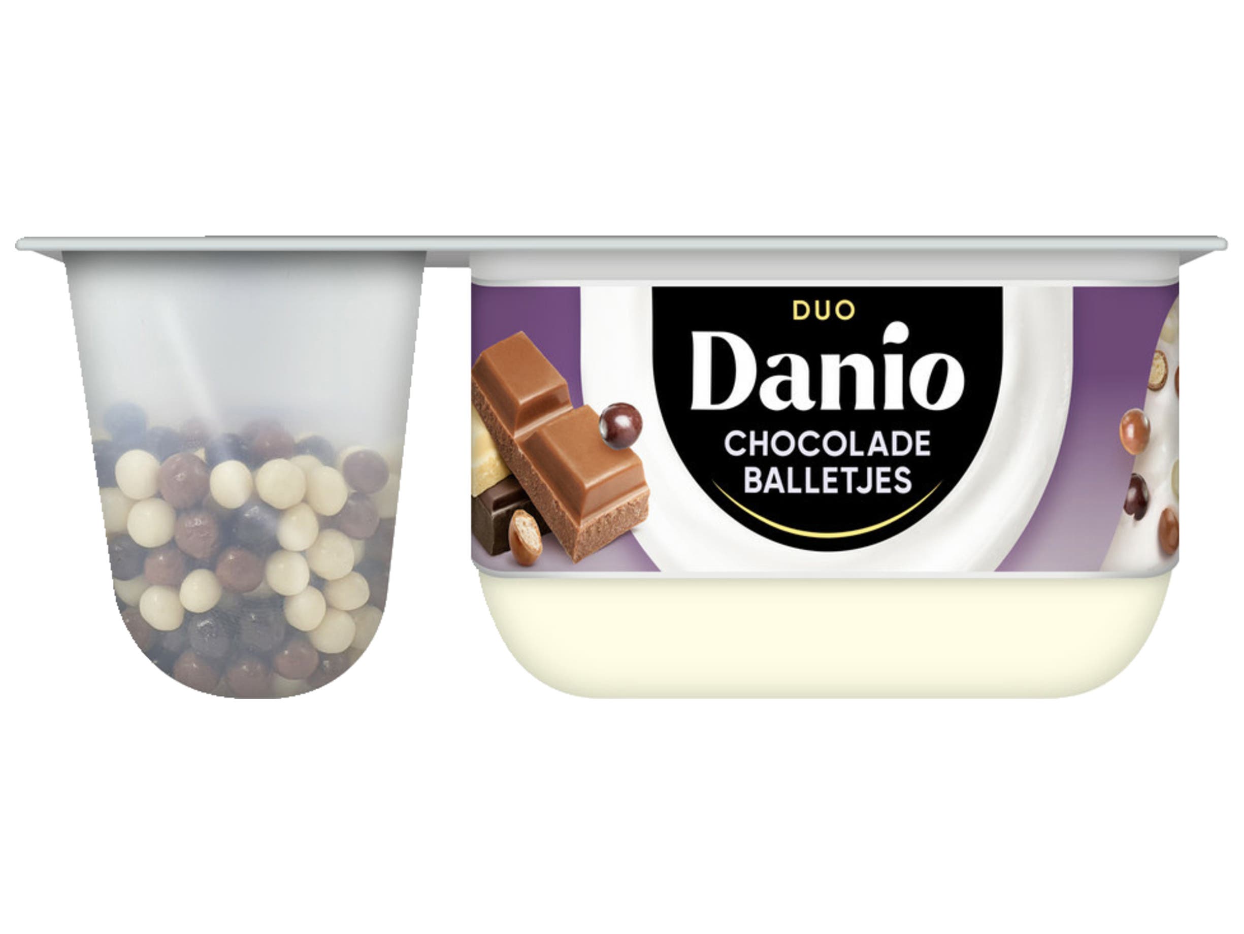 Duo chocolade balletjes yoghurt