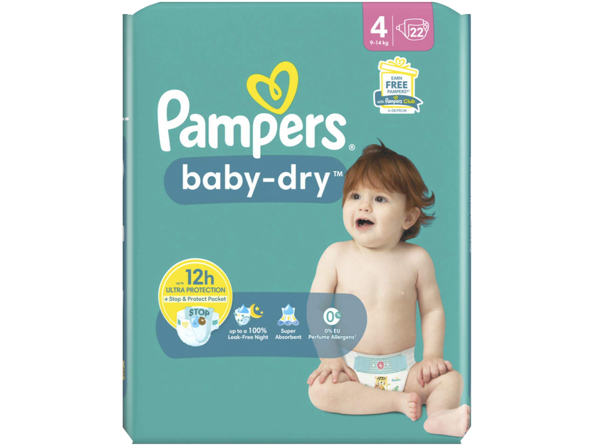 Baby dry maat 4
