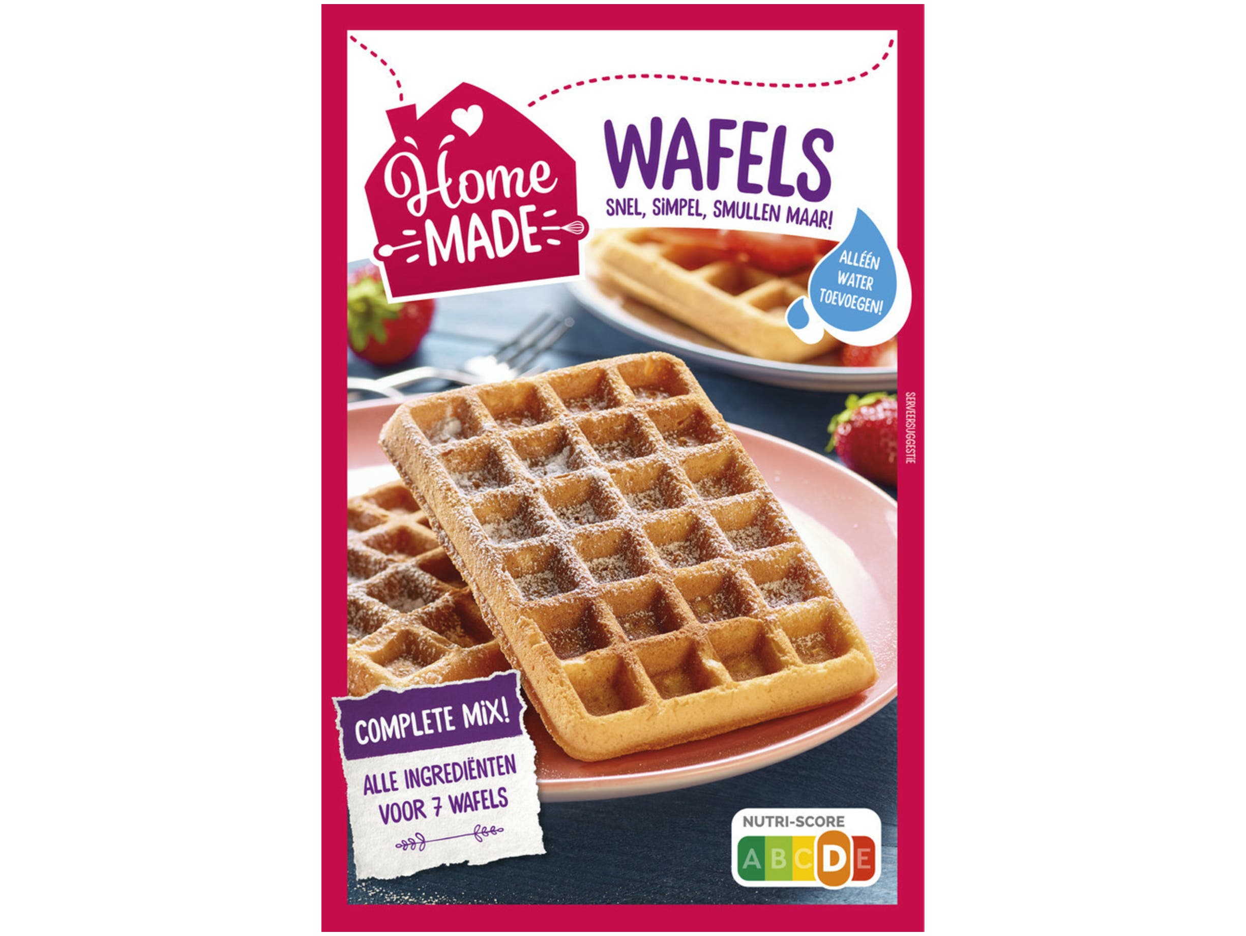 Complete mix wafels