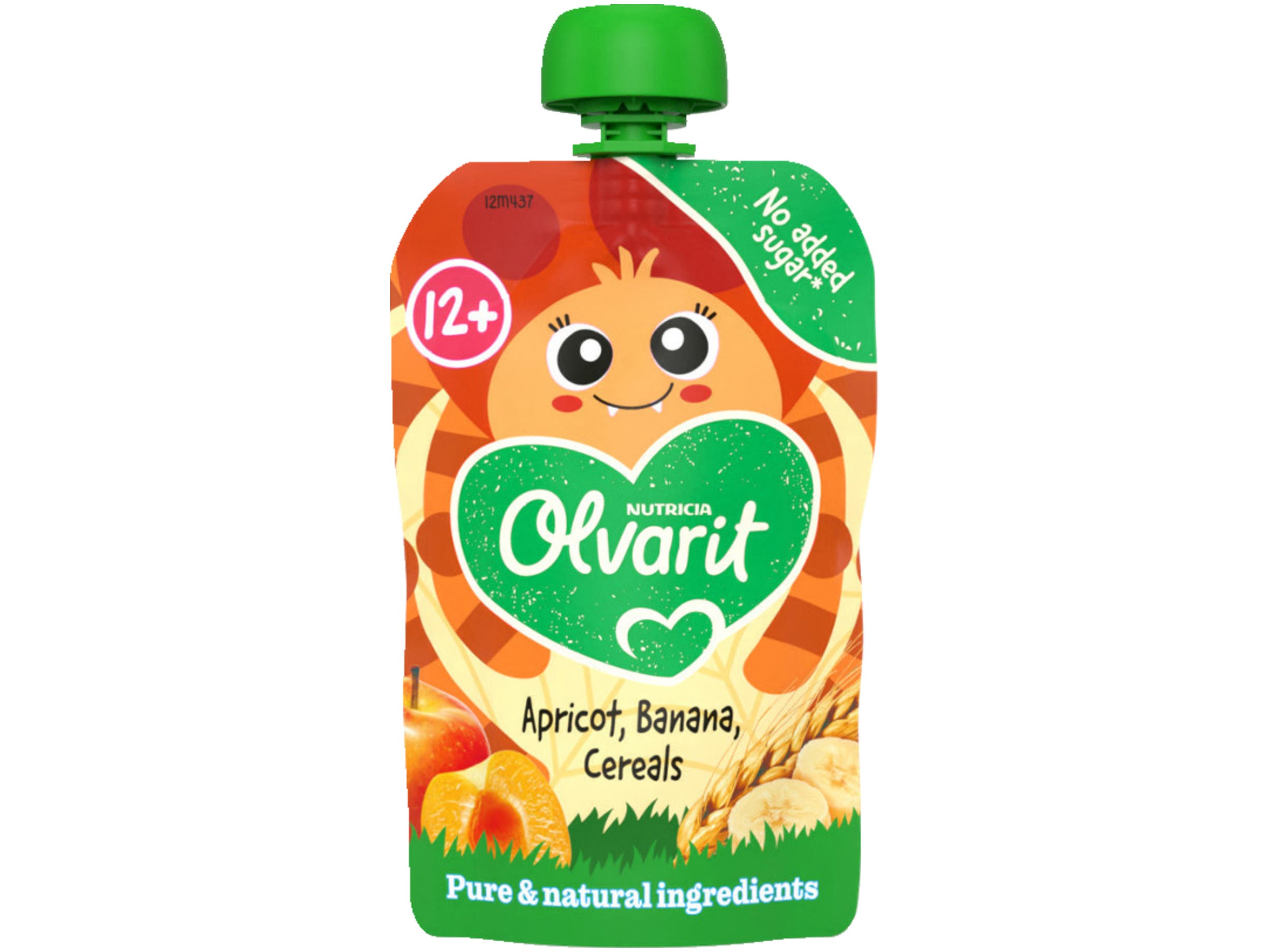 Fruit pouch abrikoos banaan