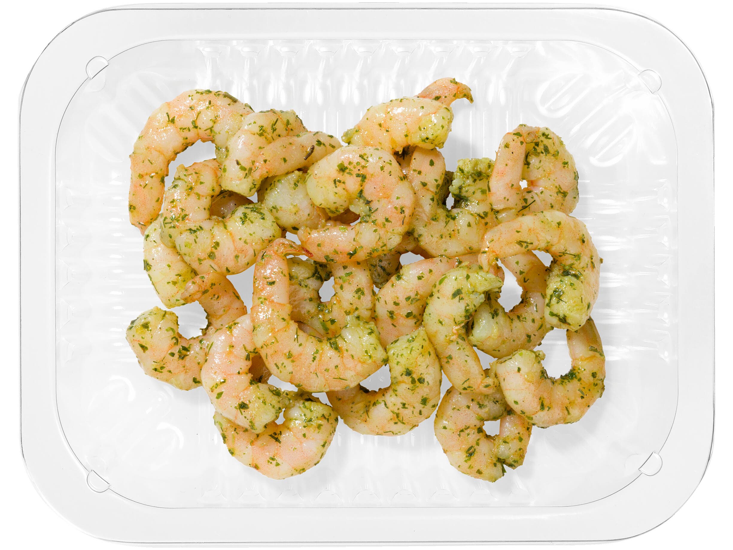 Mini garnalen in knoflook