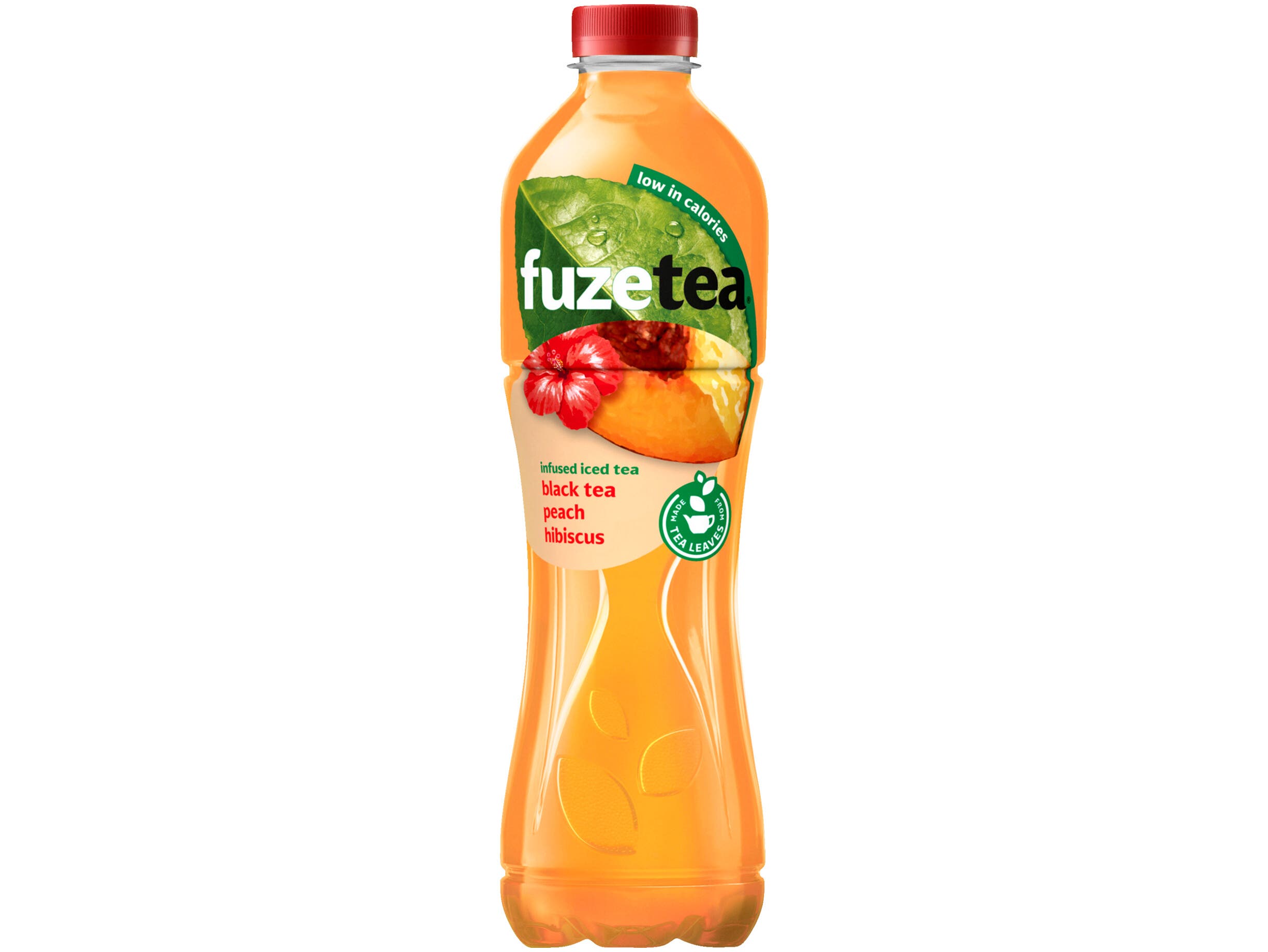 Black tea peach hibiscus
