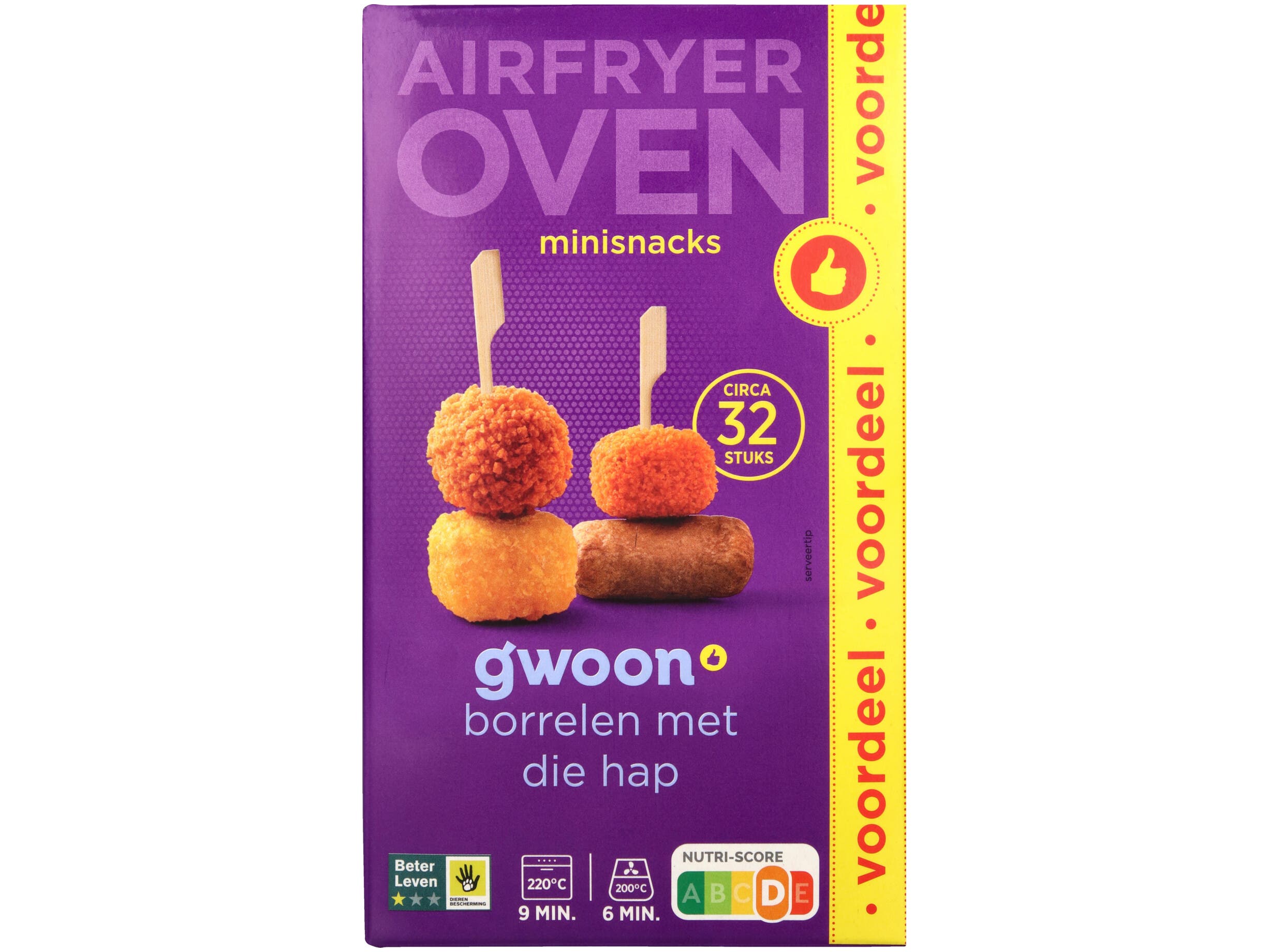 Oven & airfryer minisnacks
