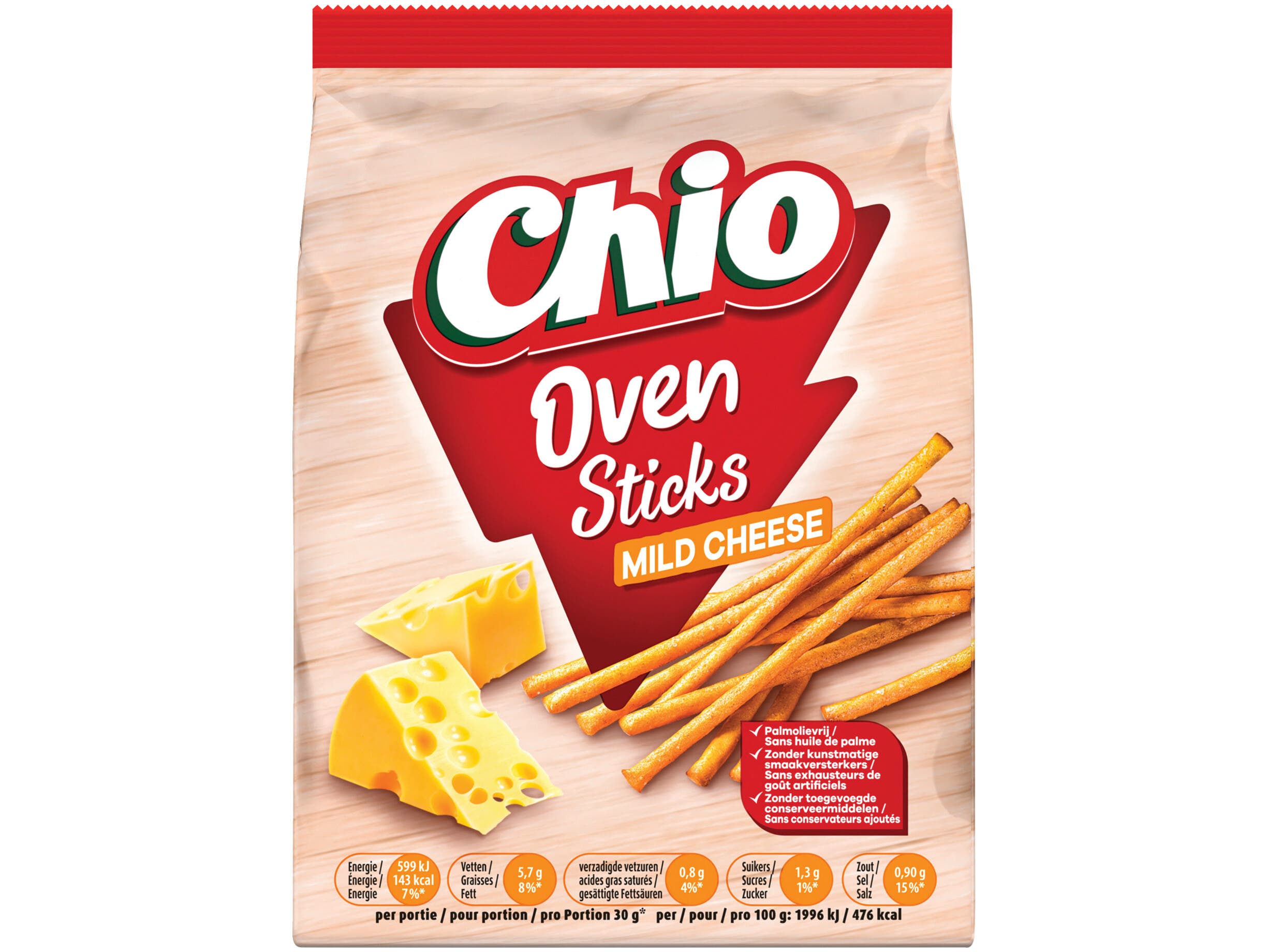 Oven sticks cheese