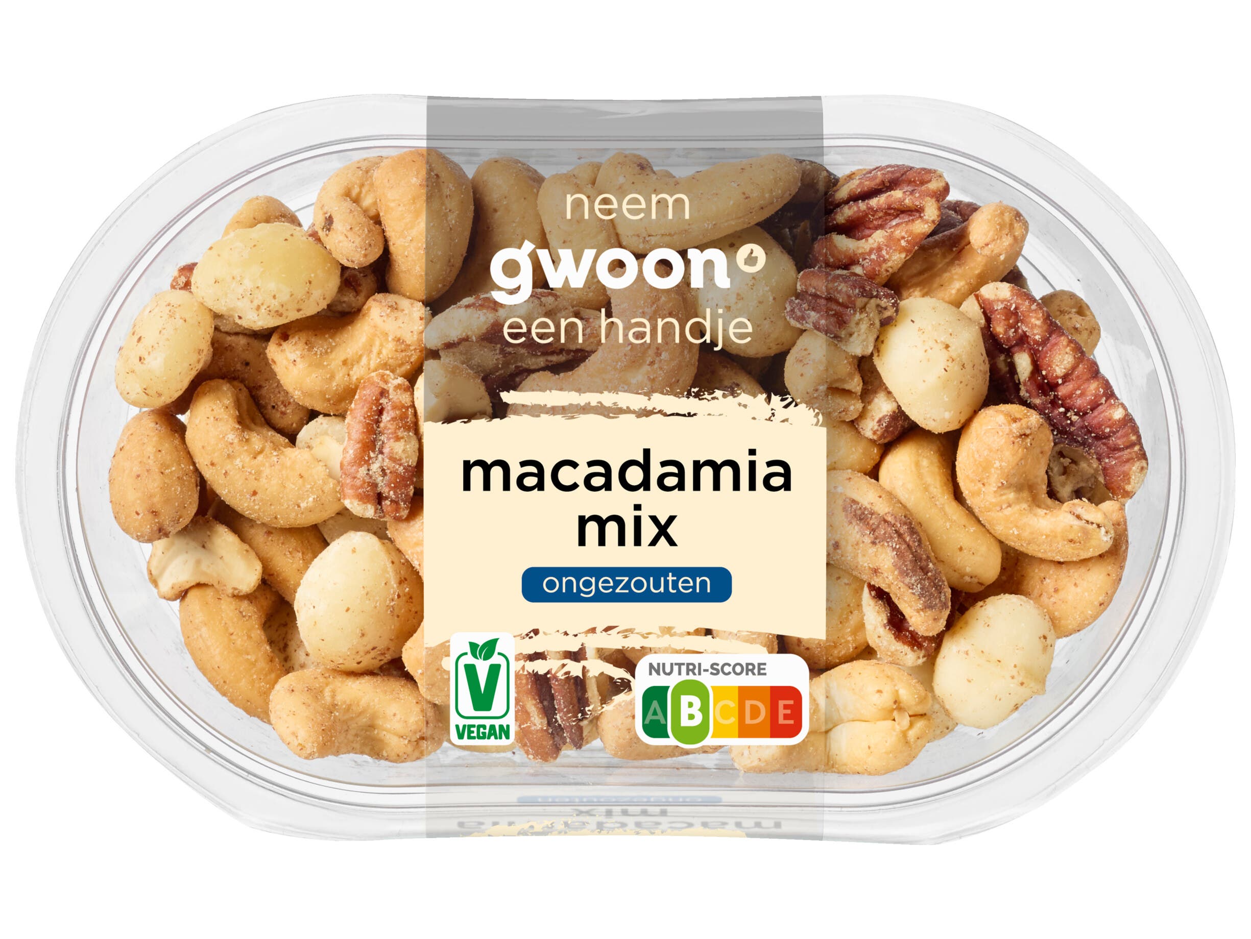Macadamiamix ongezouten